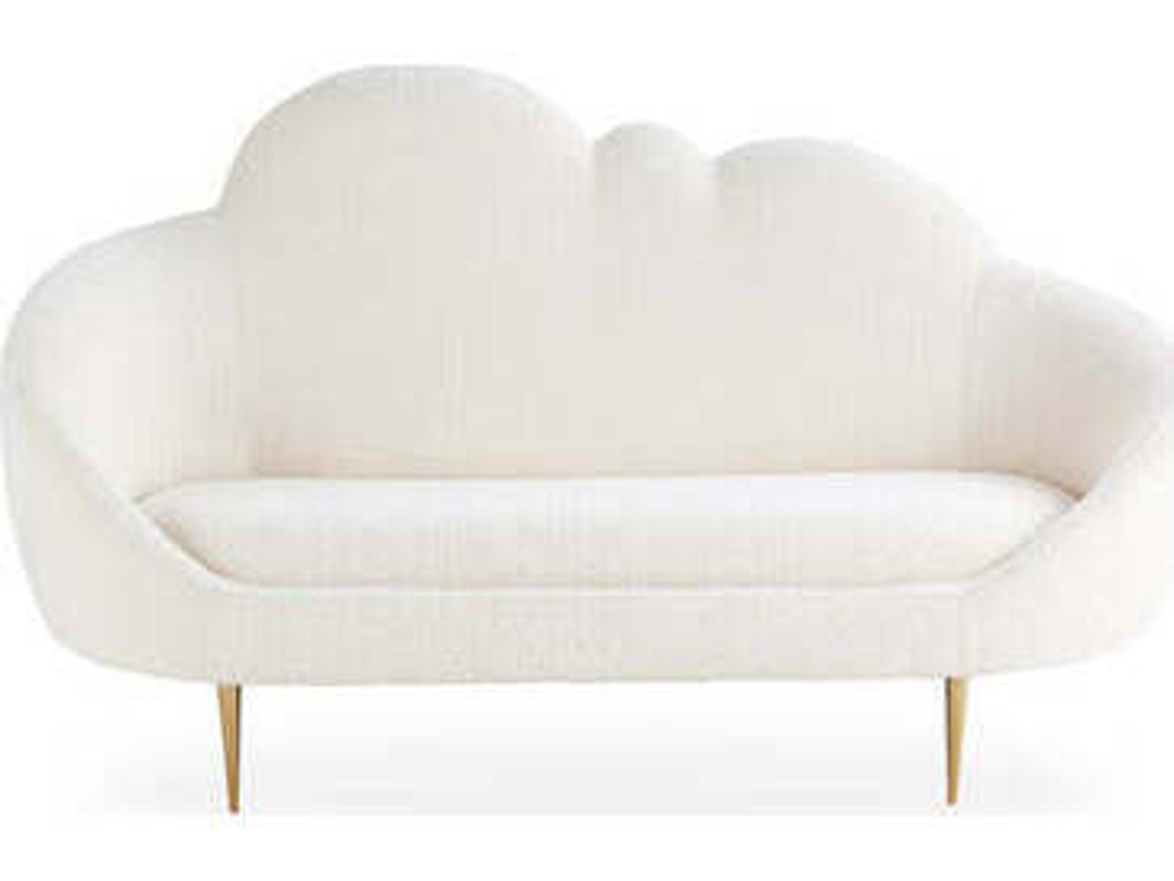 Ether White Upholstered Sofa