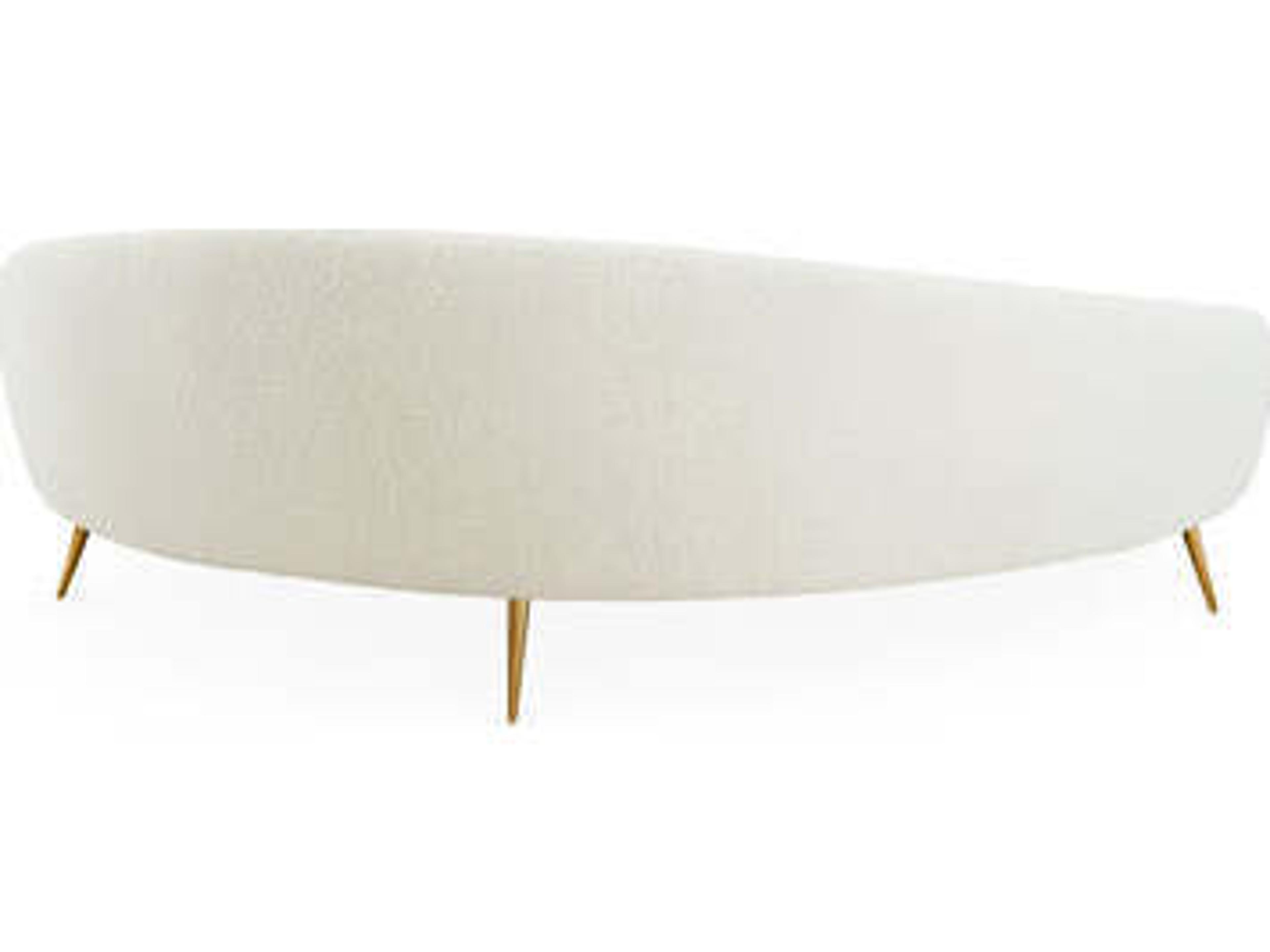Jonathan Adler Ether White Upholstered Sofa