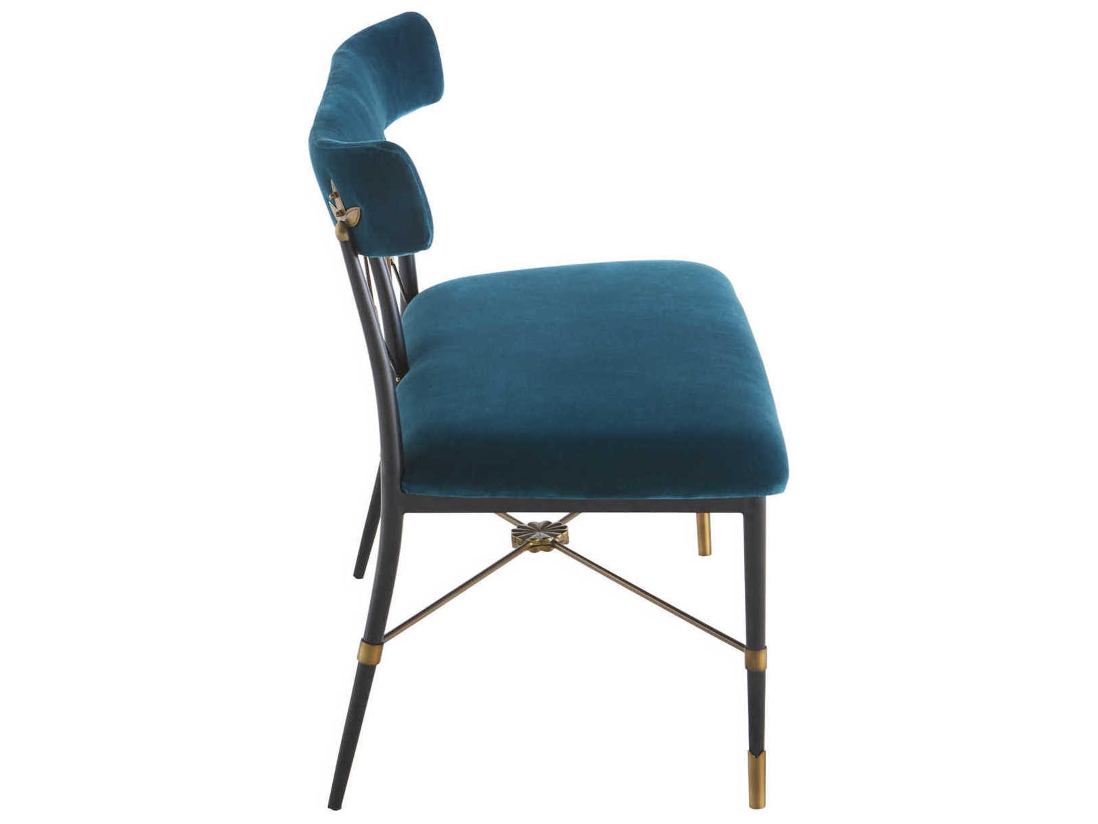 Jonathan Adler Rider Black Side Dining Chair