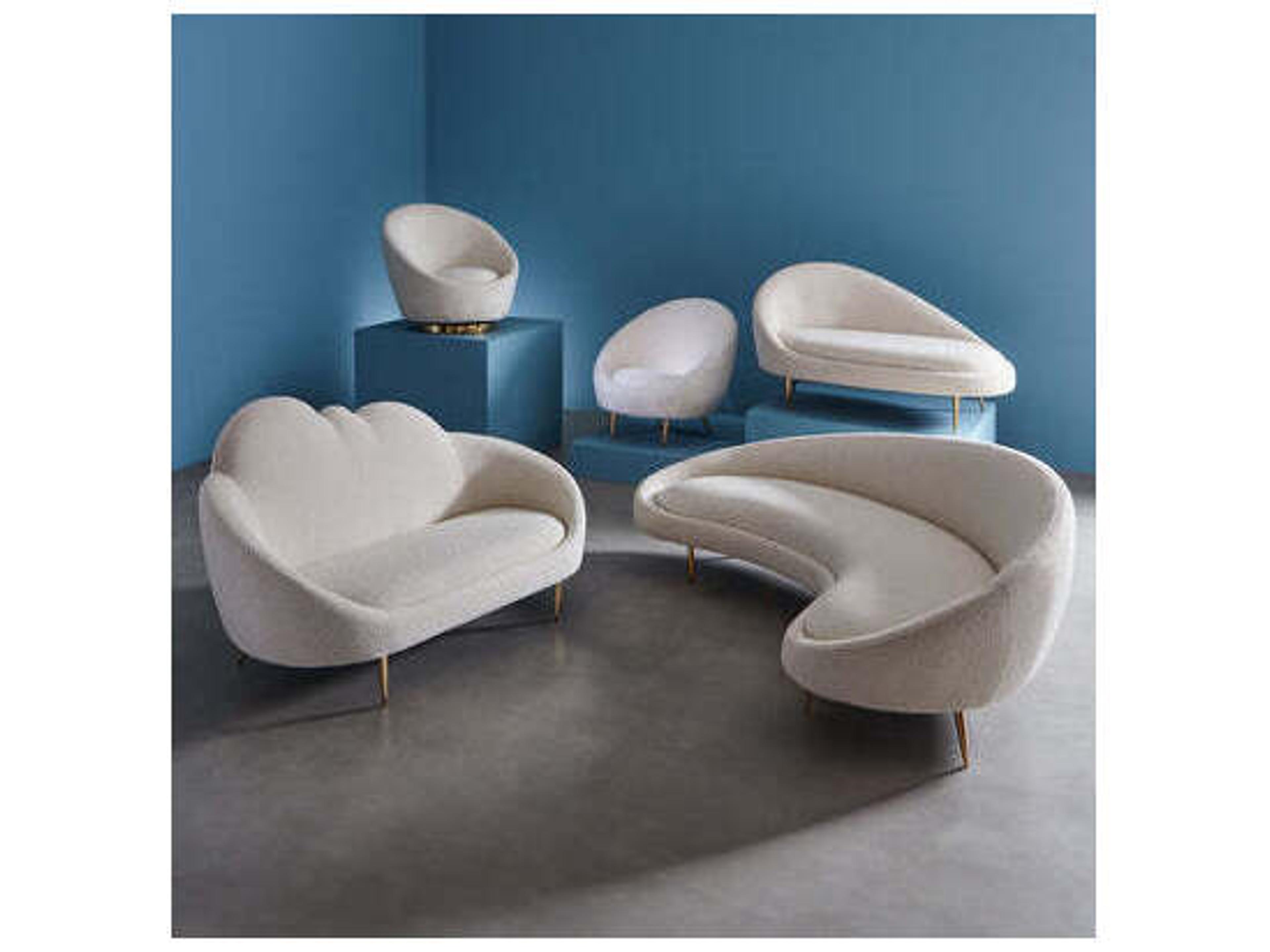 Jonathan Adler Ether White Upholstered Chaise