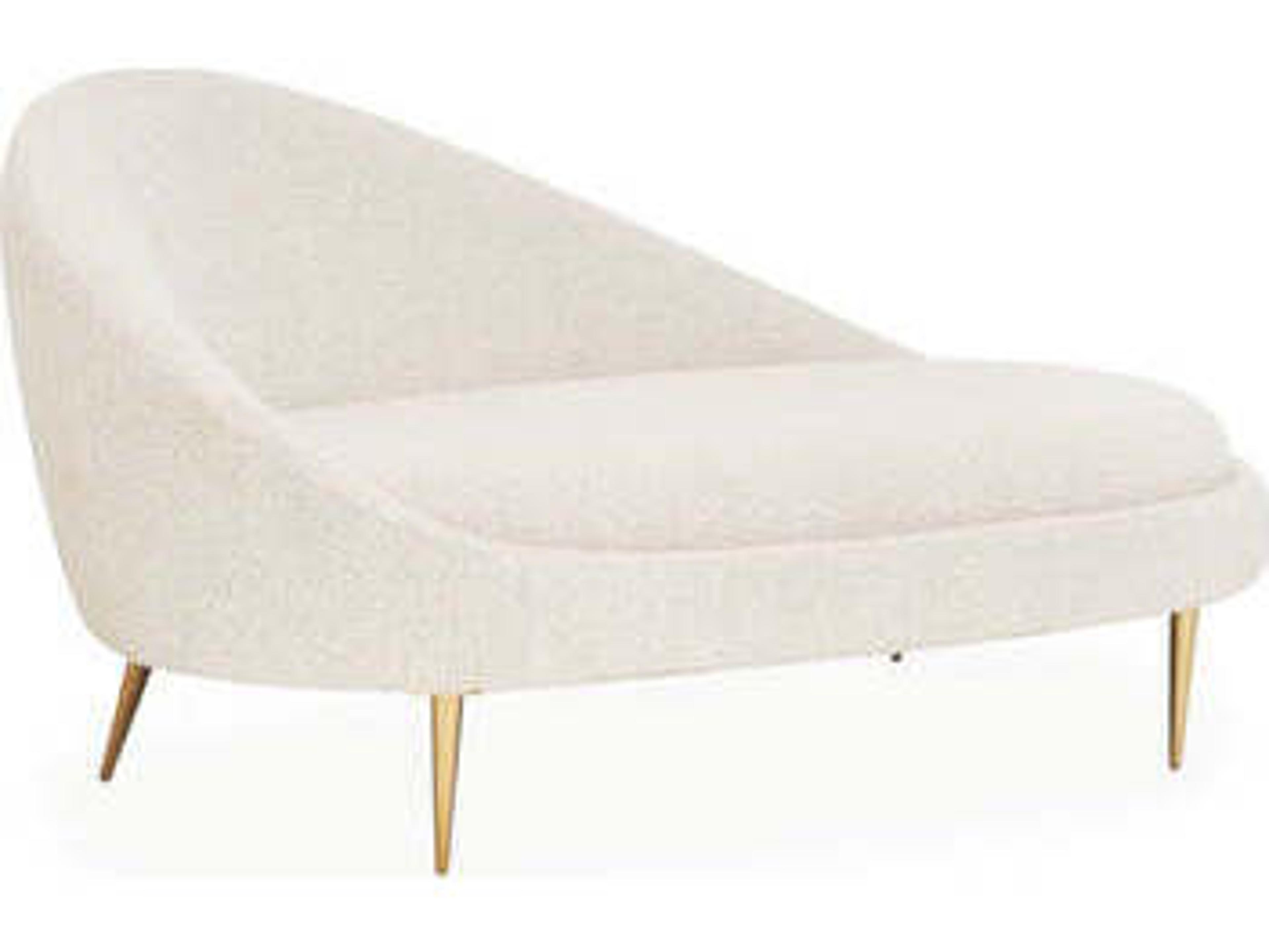 Jonathan Adler Ether White Upholstered Chaise