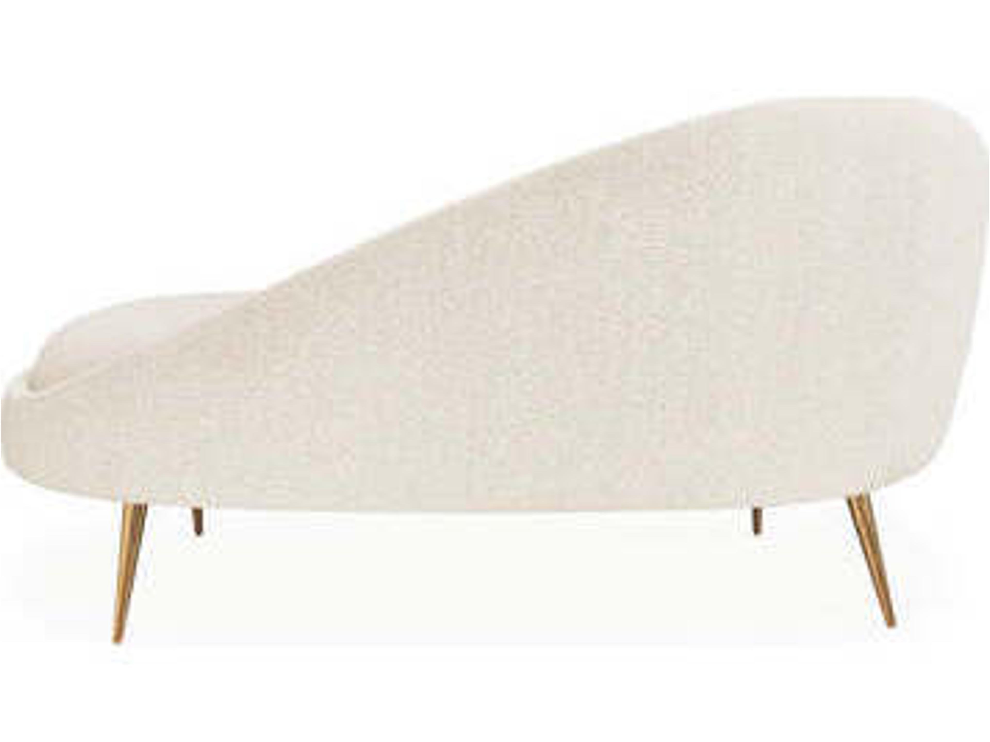 Jonathan Adler Ether White Upholstered Chaise