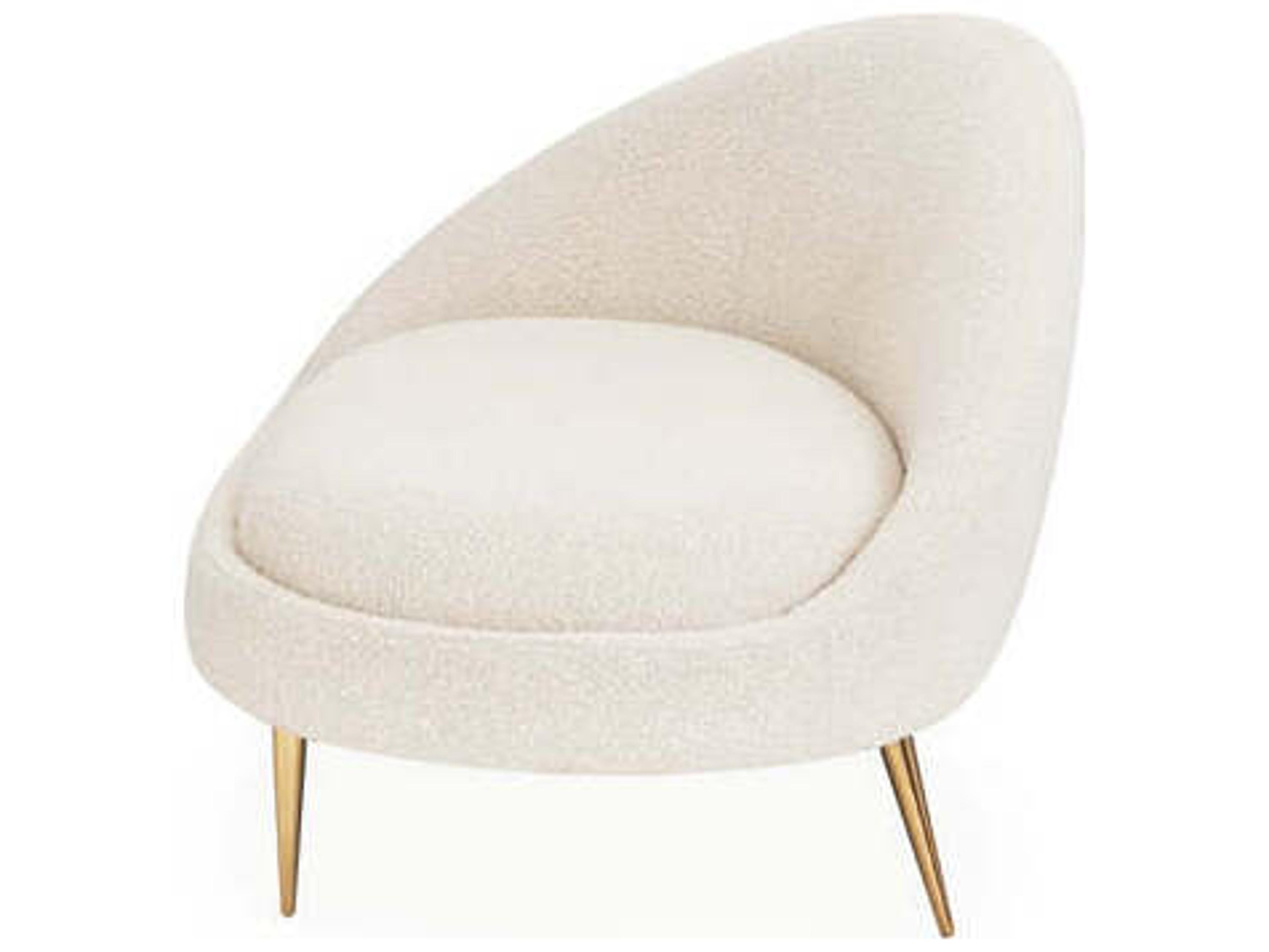 Jonathan Adler Ether White Upholstered Chaise