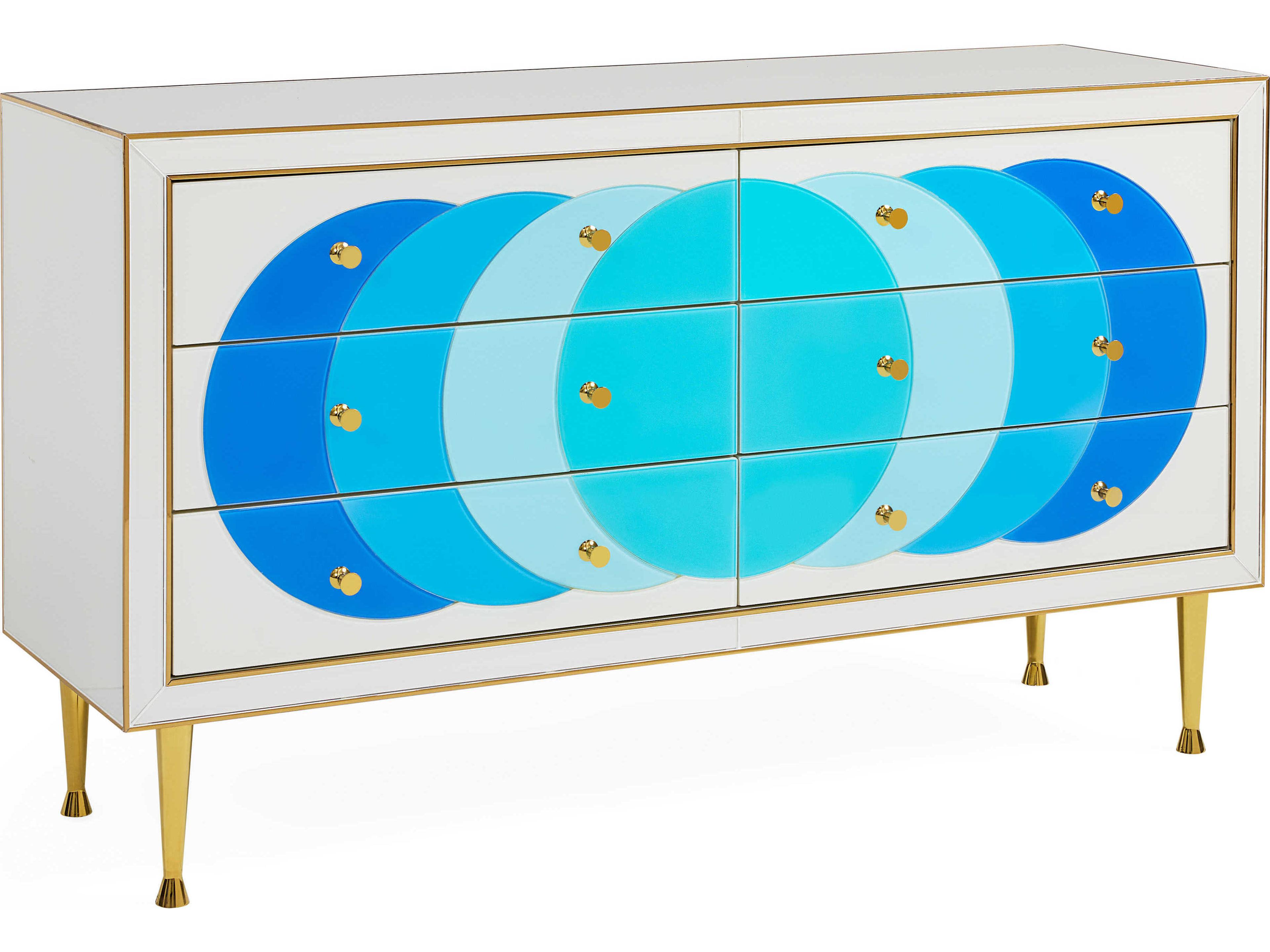 Ultramarine White Accent Chest