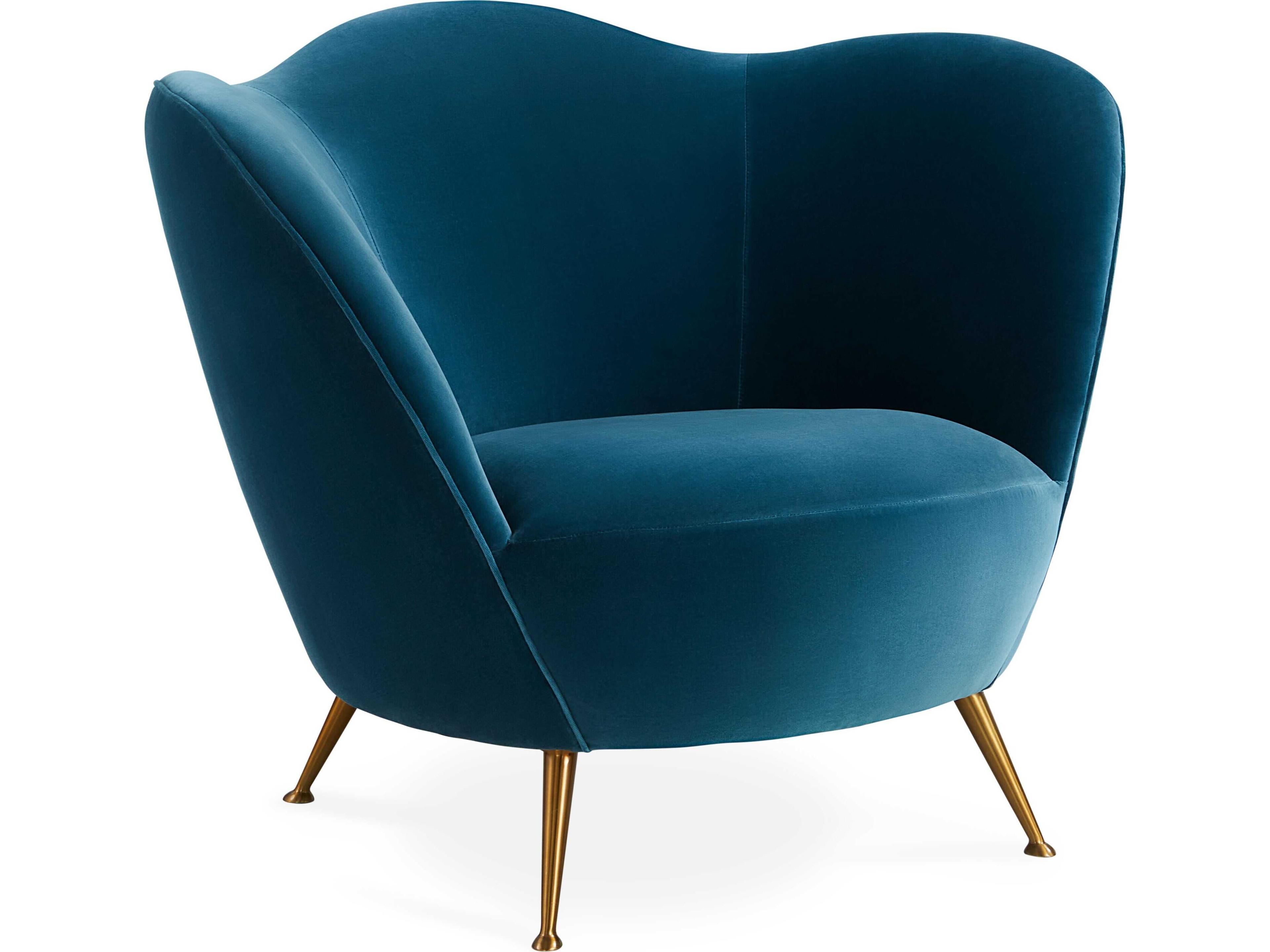 Ripple Blue Accent Chair