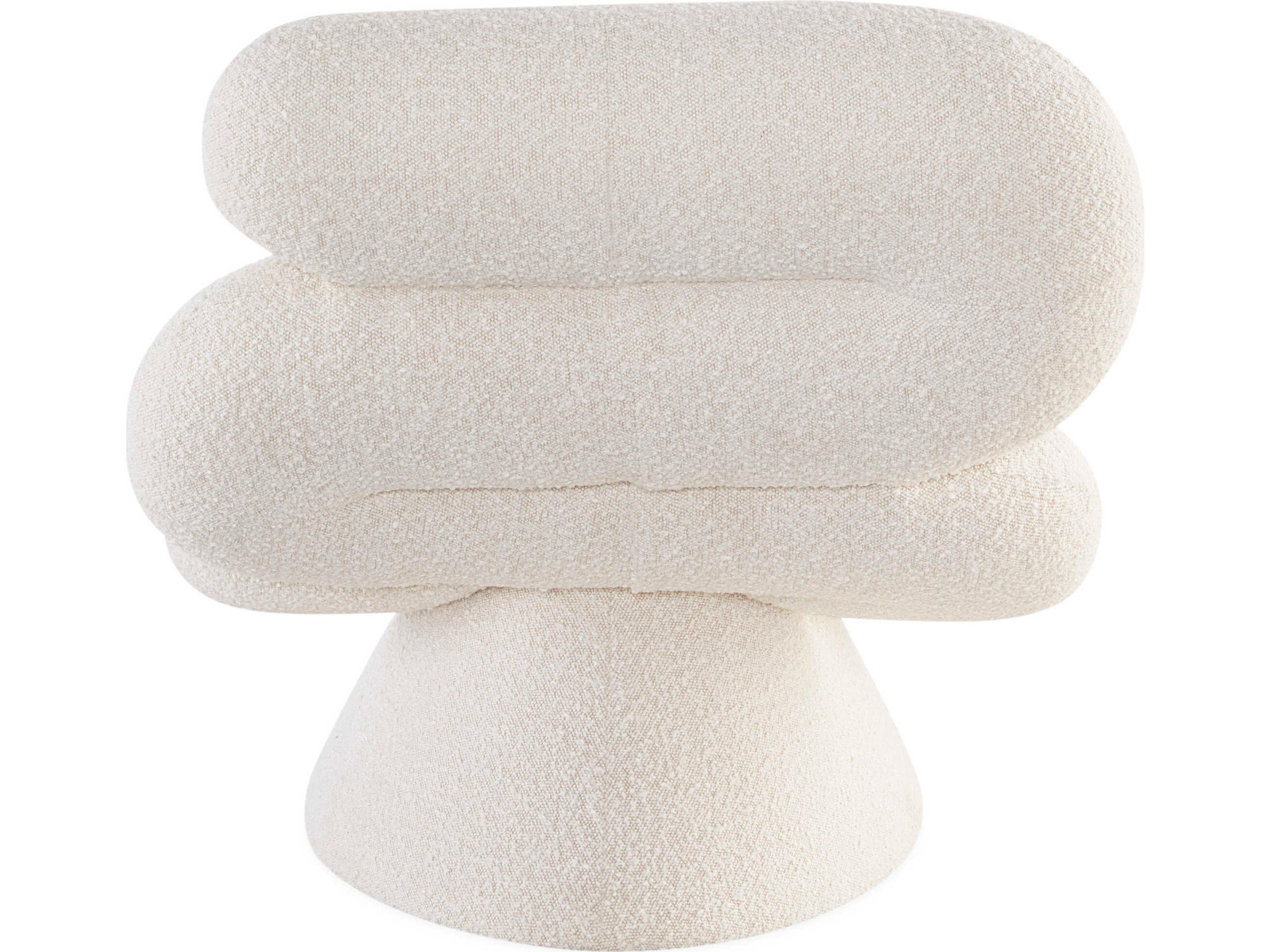 Jonathan Adler Serpentine Olympus Oatmeal White Upholstered Chaise