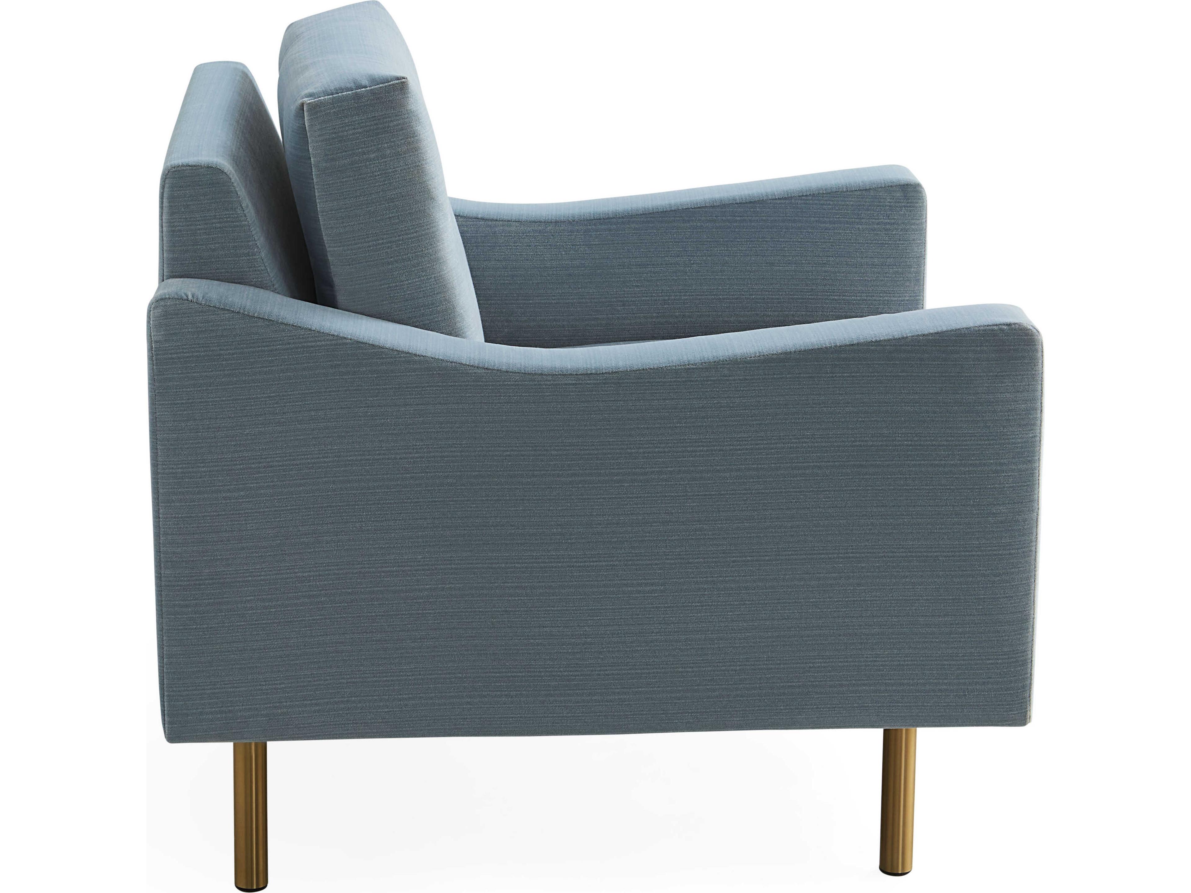 Jonathan Adler Marnie Blue Accent Chair