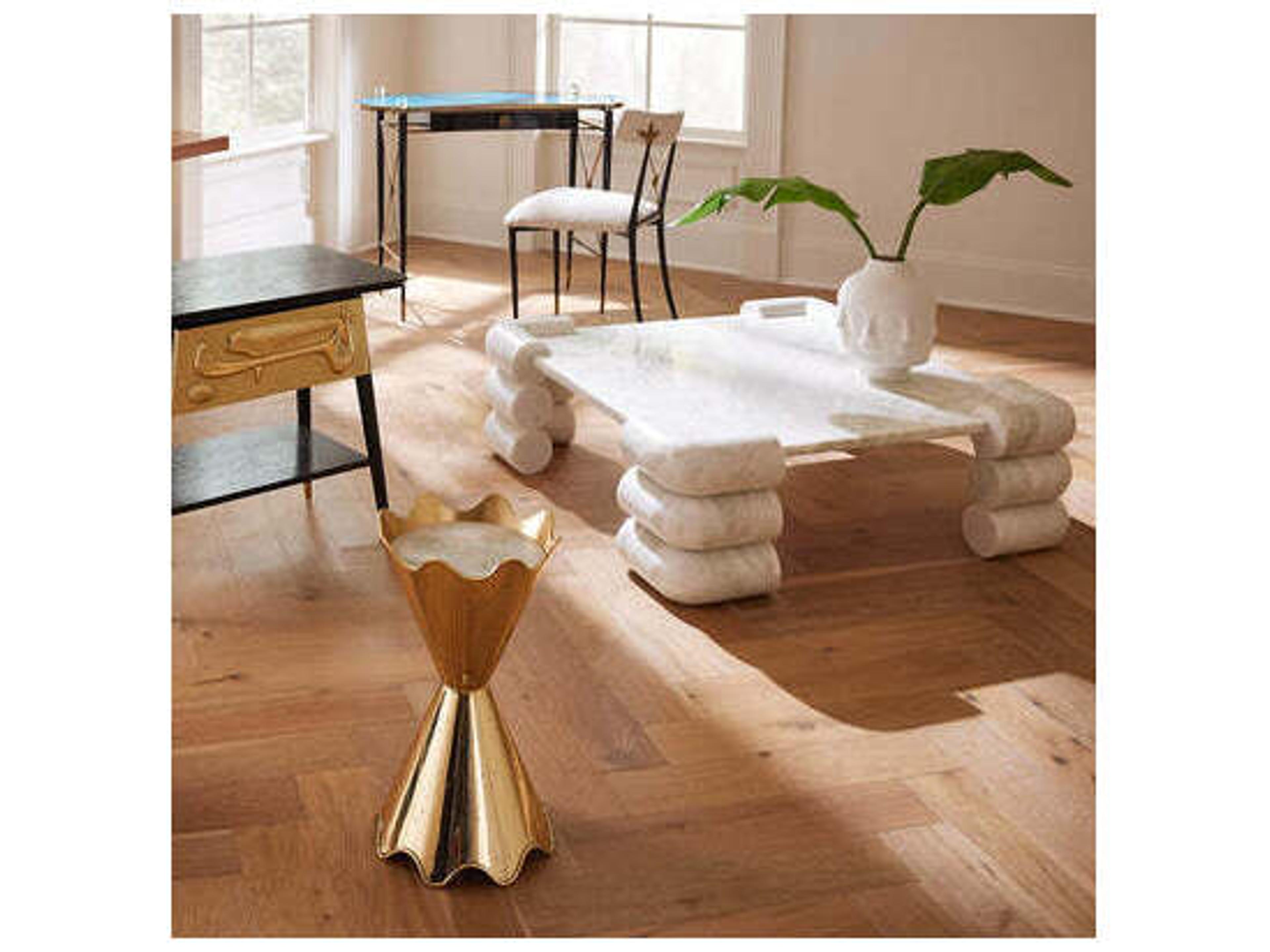 Jonathan Adler Circuit Square Marble Coffee Table