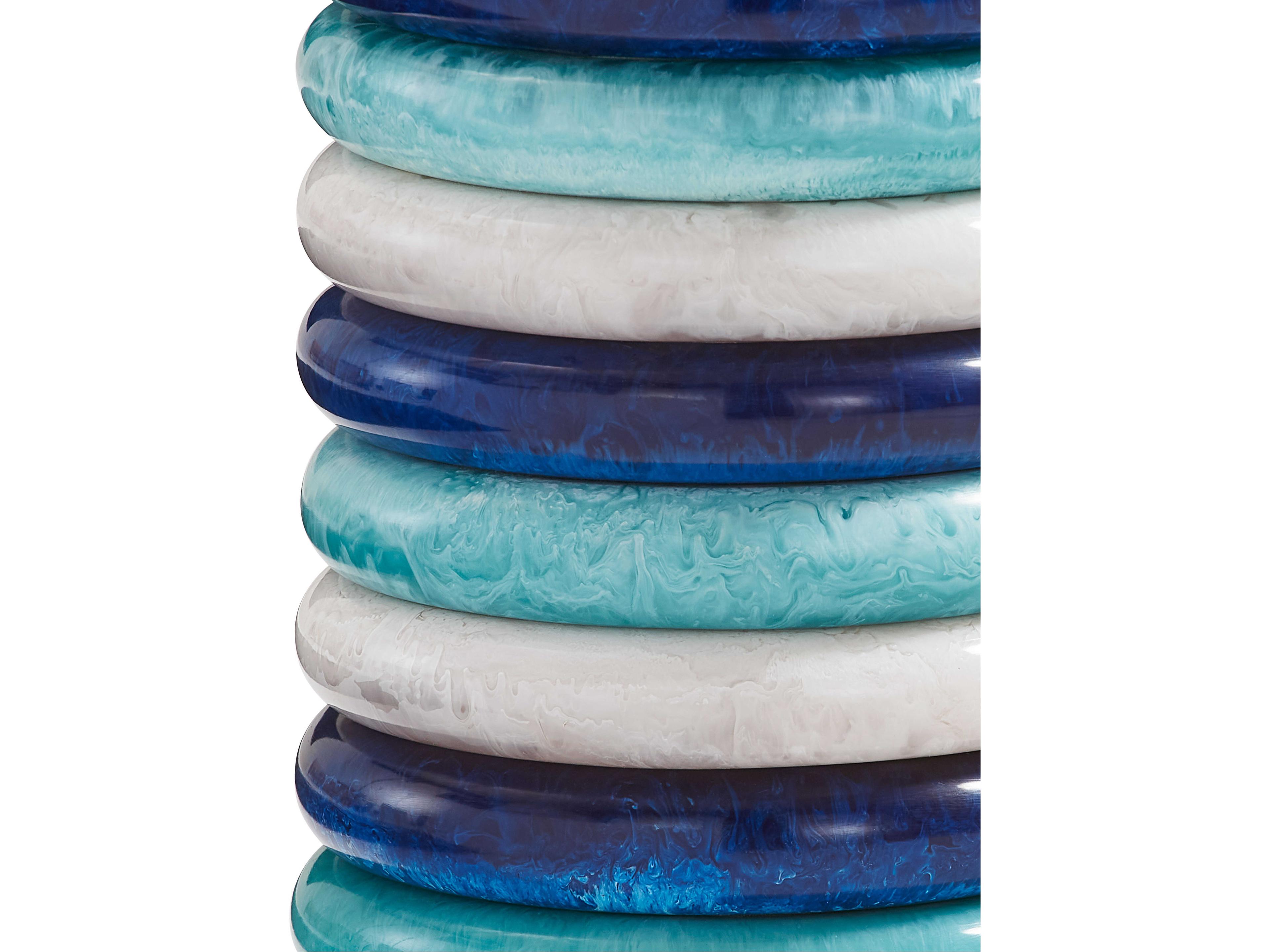 Jonathan Adler Como Round Acrylic End Table