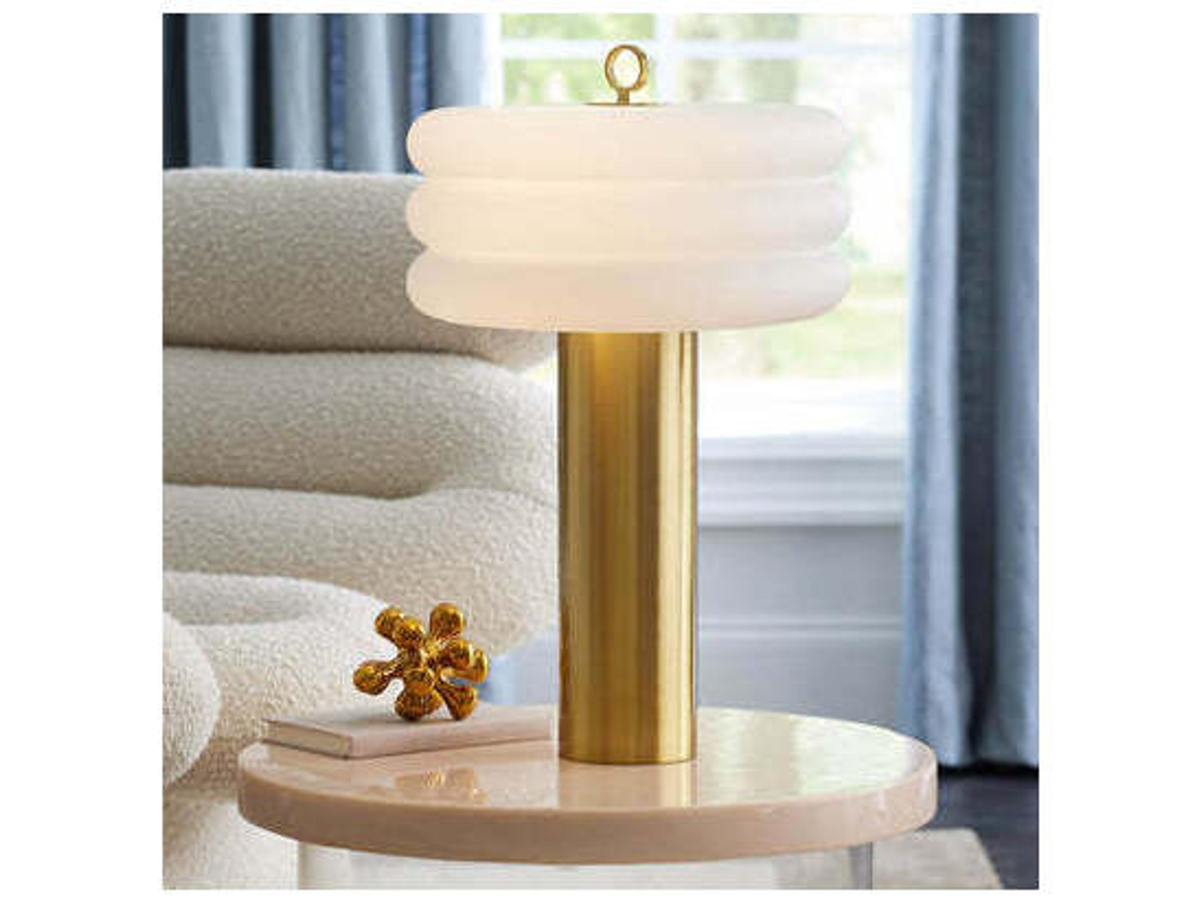 Jonathan Adler Alphaville Brass Table Lamp