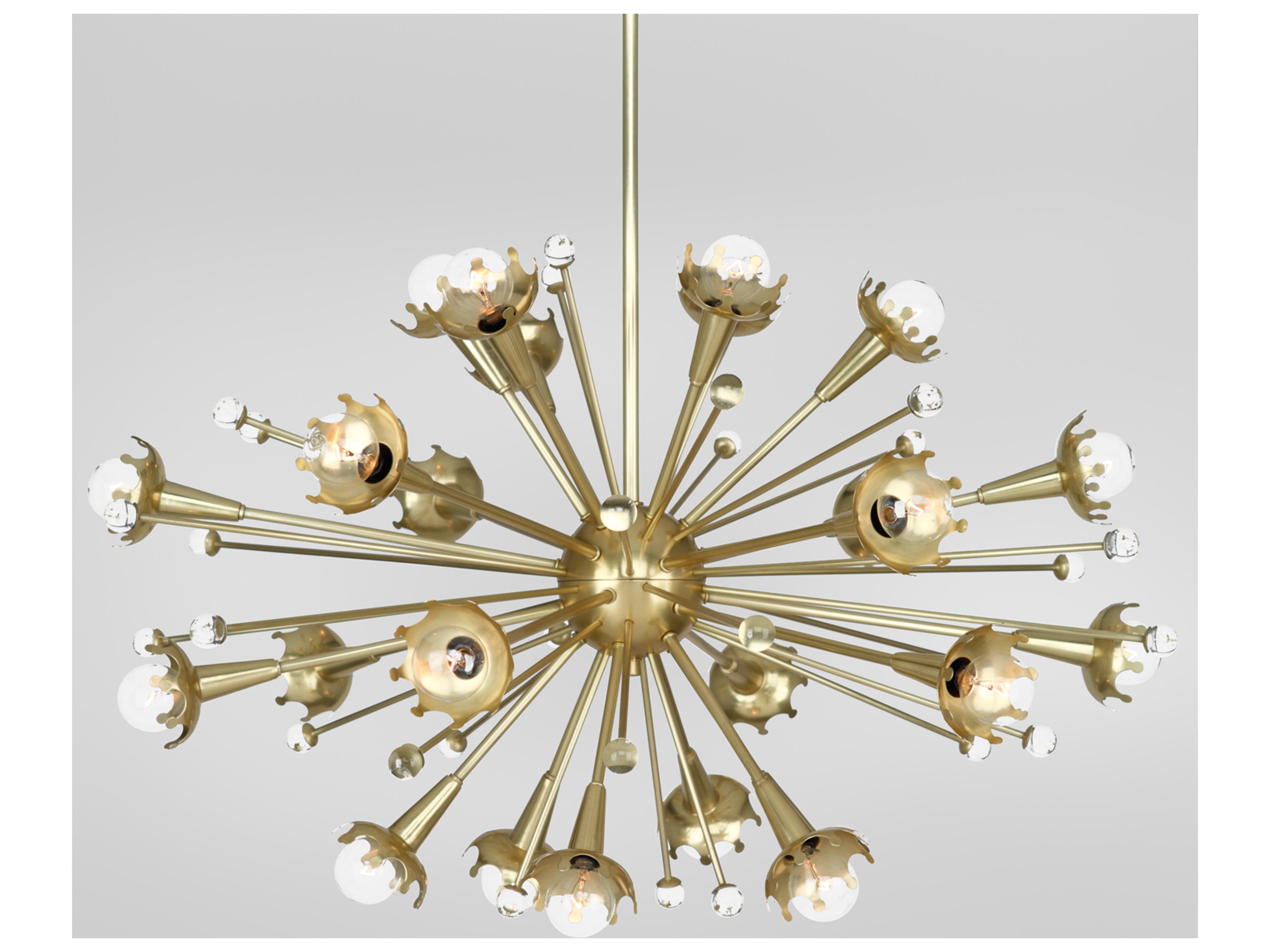 Jonathan Adler Sputnik Brass Chandelier
