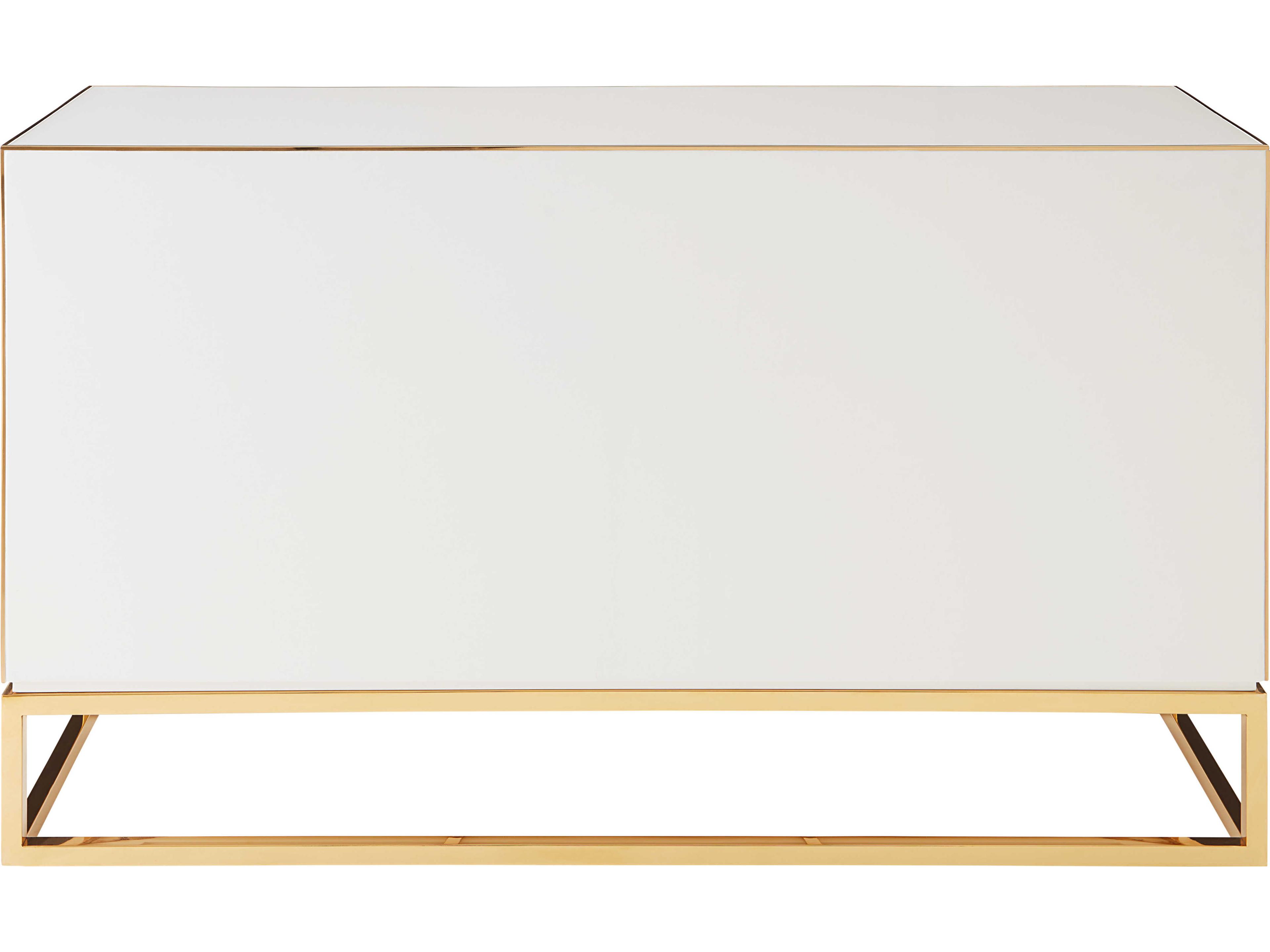Jonathan Adler Chambeige 58" Polished Brass Multi Sideboard