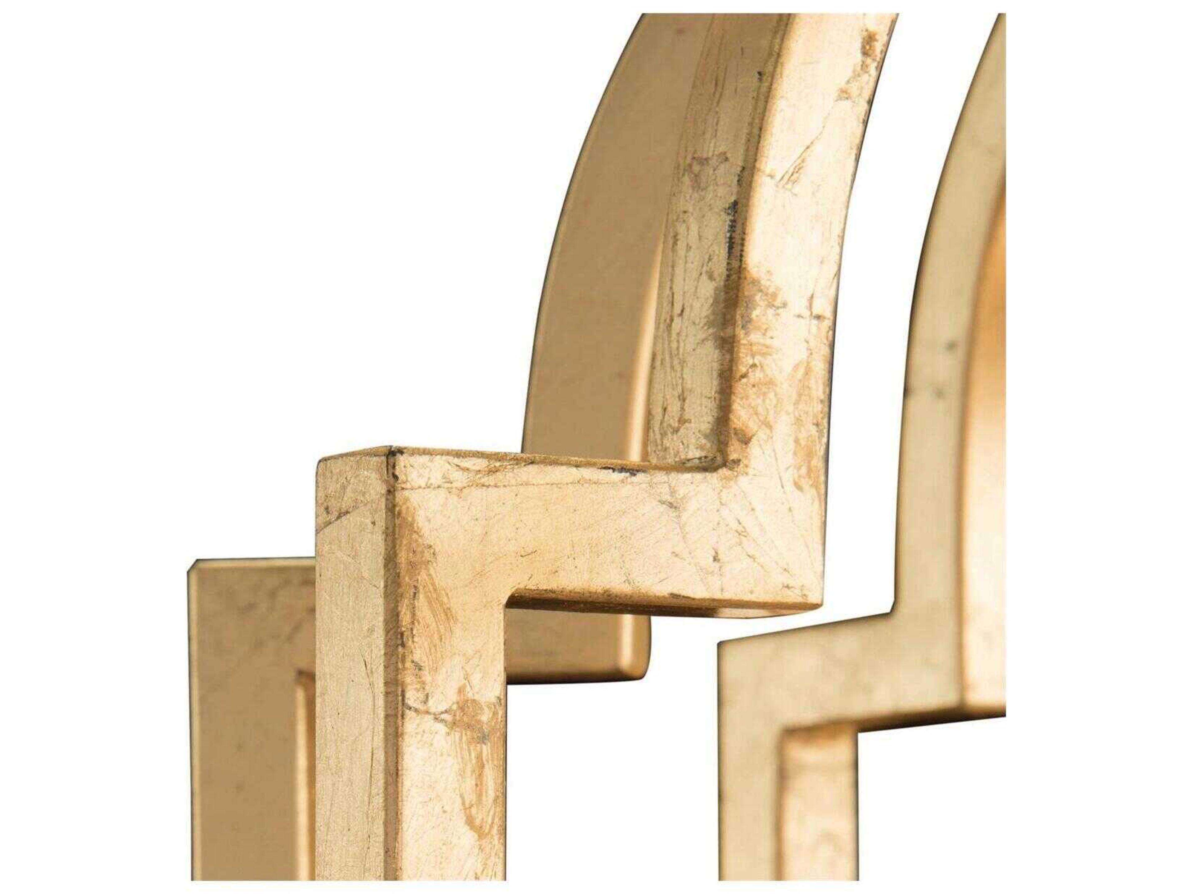 John Richard Mark Mcdowell 8-Light Gold Crystal Candelabra Chandelier