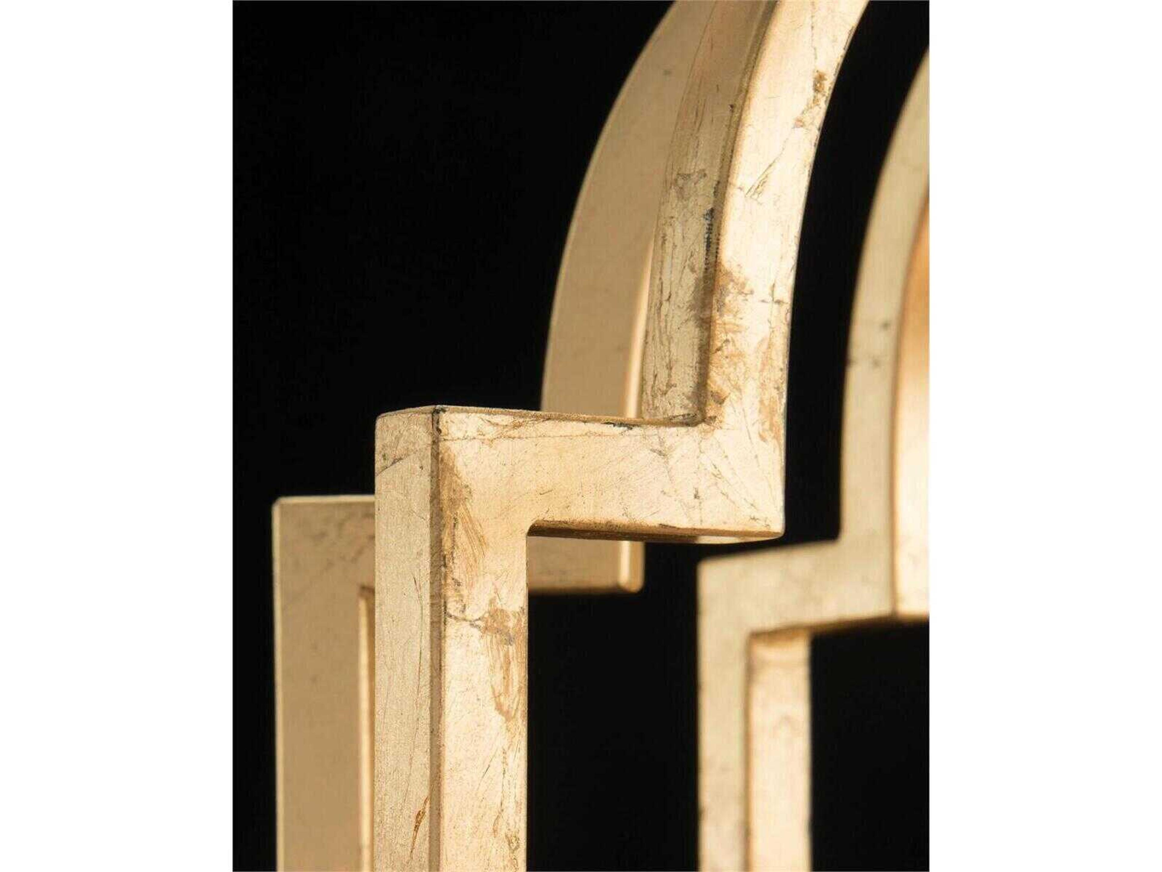 John Richard Mark Mcdowell 8-Light Gold Crystal Candelabra Chandelier