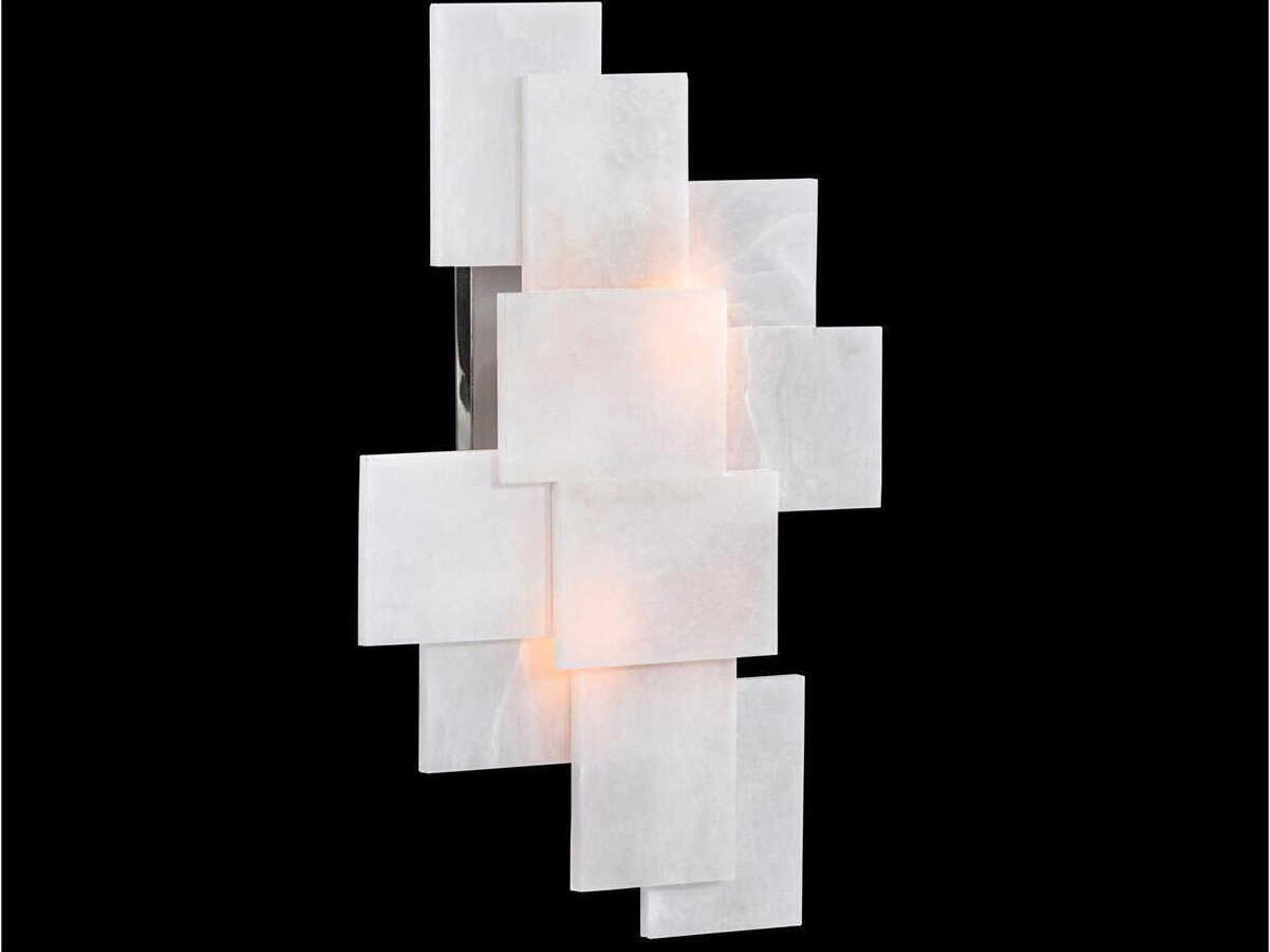 John Richard Margaret Fisher 2-Light White Wall Sconce
