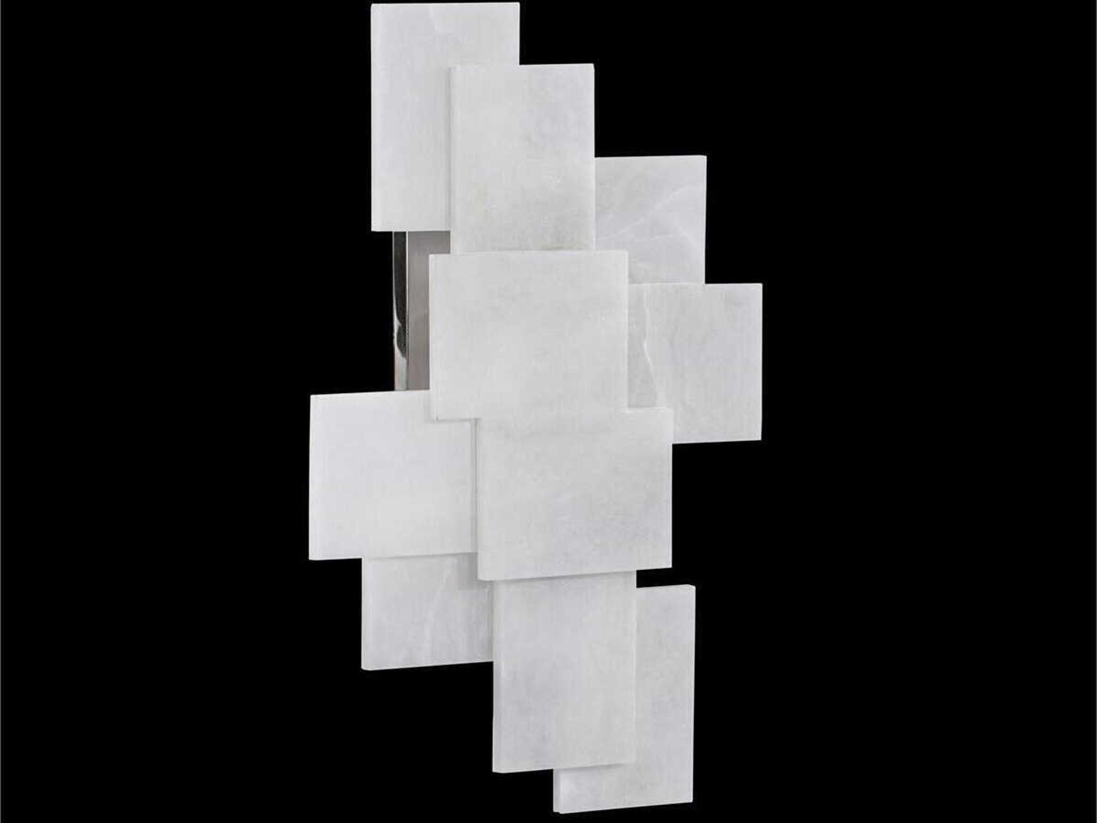 John Richard Margaret Fisher 2-Light White Wall Sconce