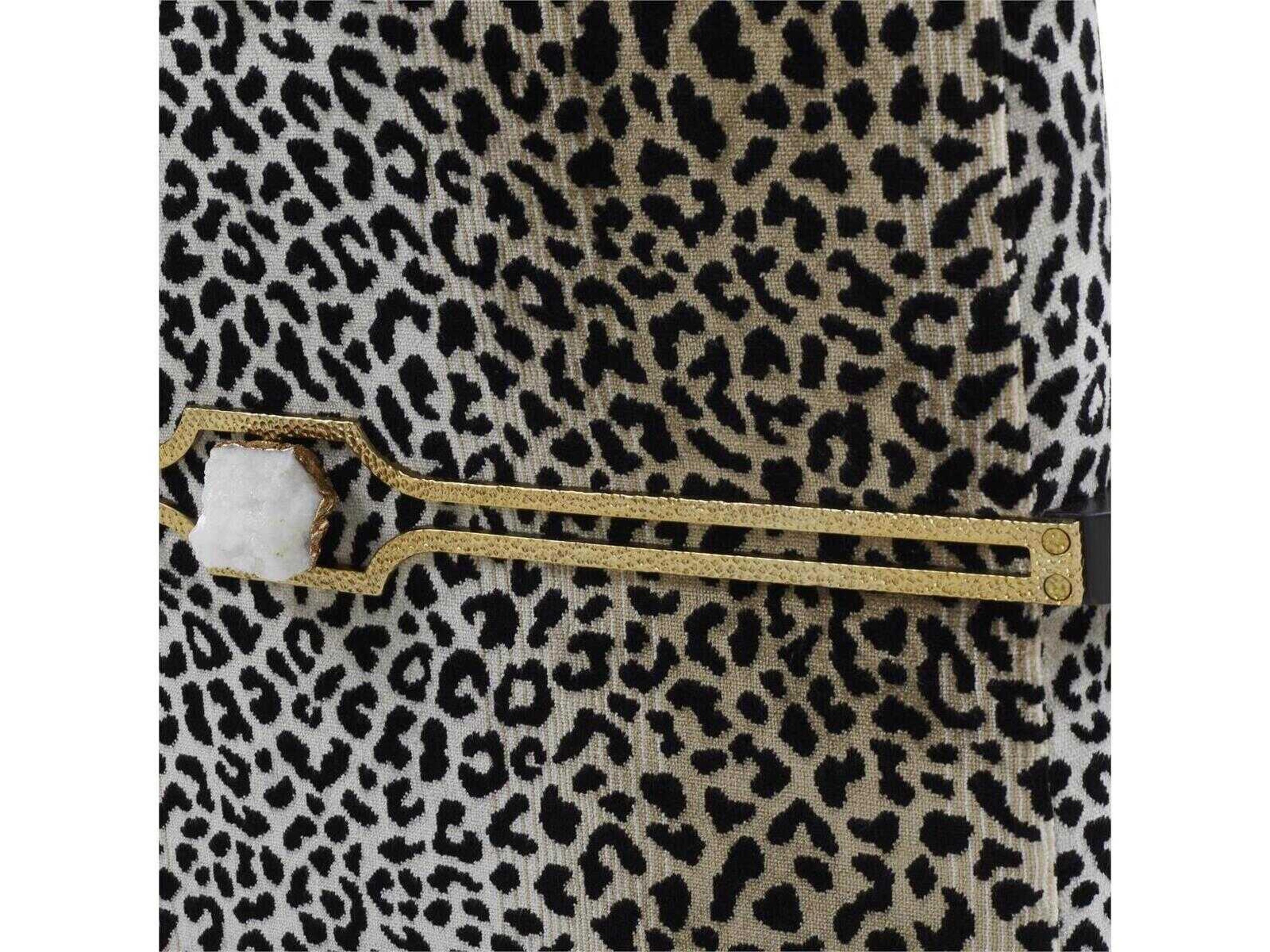 John Richard Savona Black Upholstered Arm Dining Chair