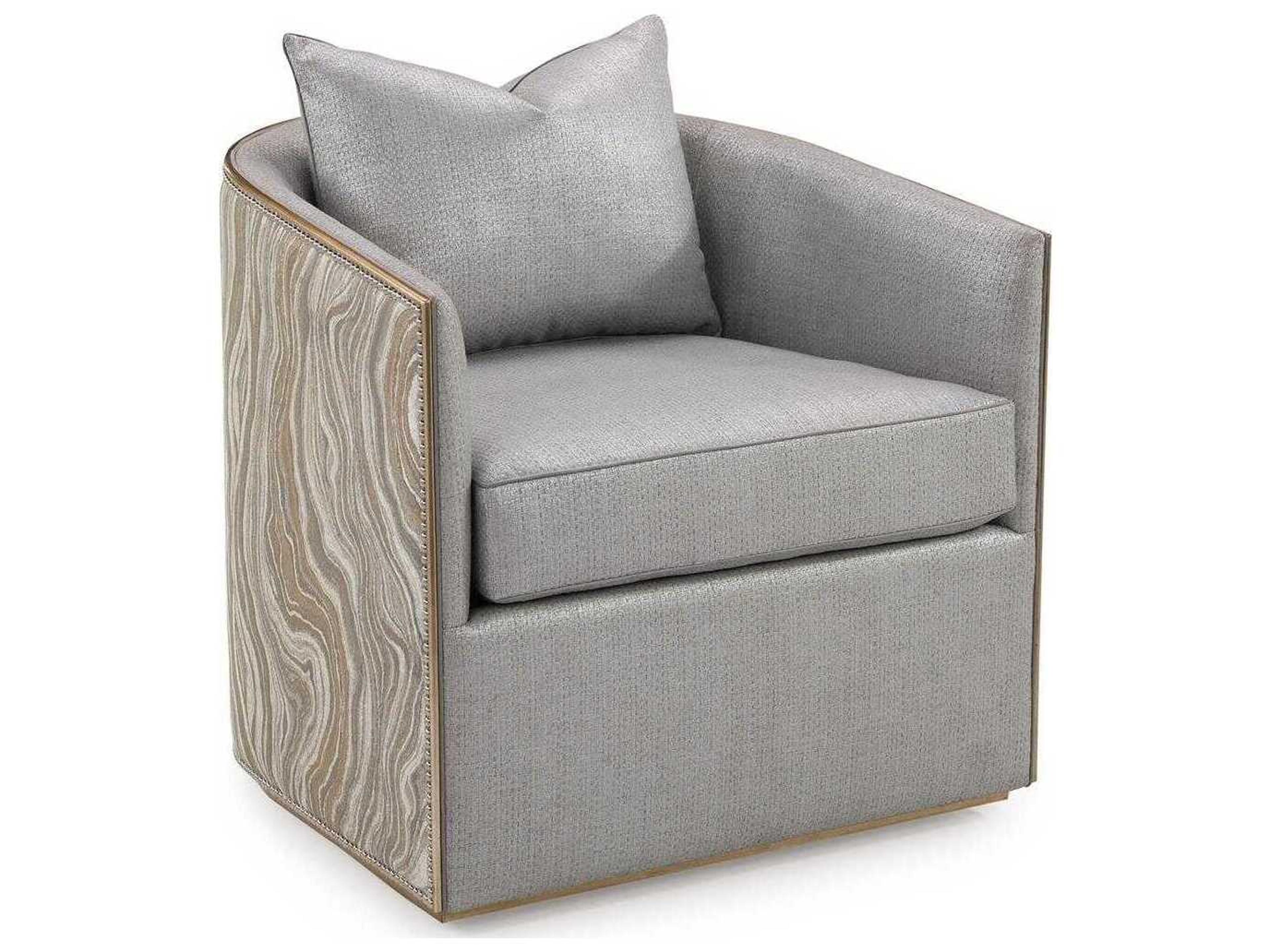 Sonoma Swivel Gray Accent Chair