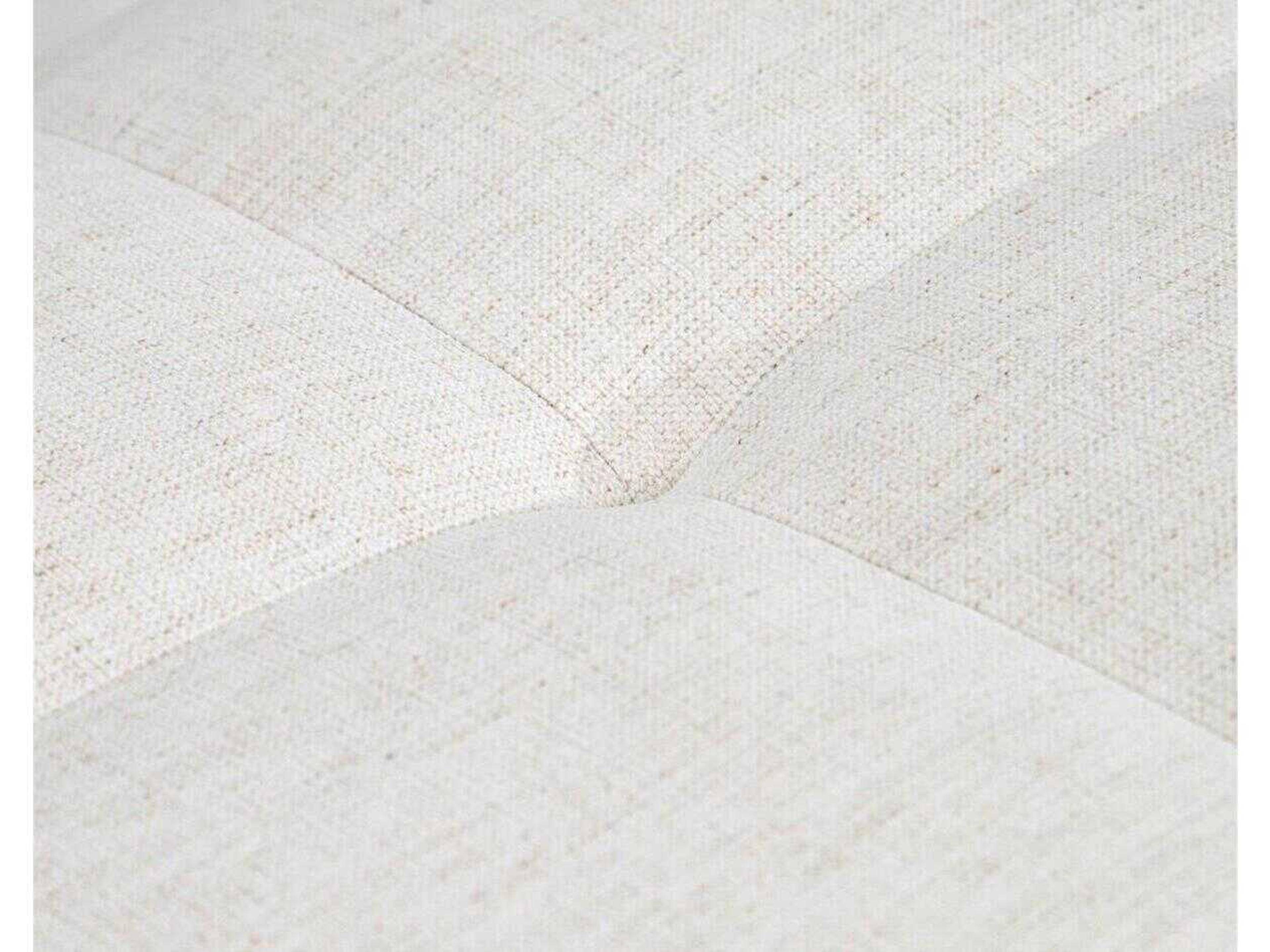 John Richard Mark McDowell Keen White Tiza Gesso Upholstered Accent Bench