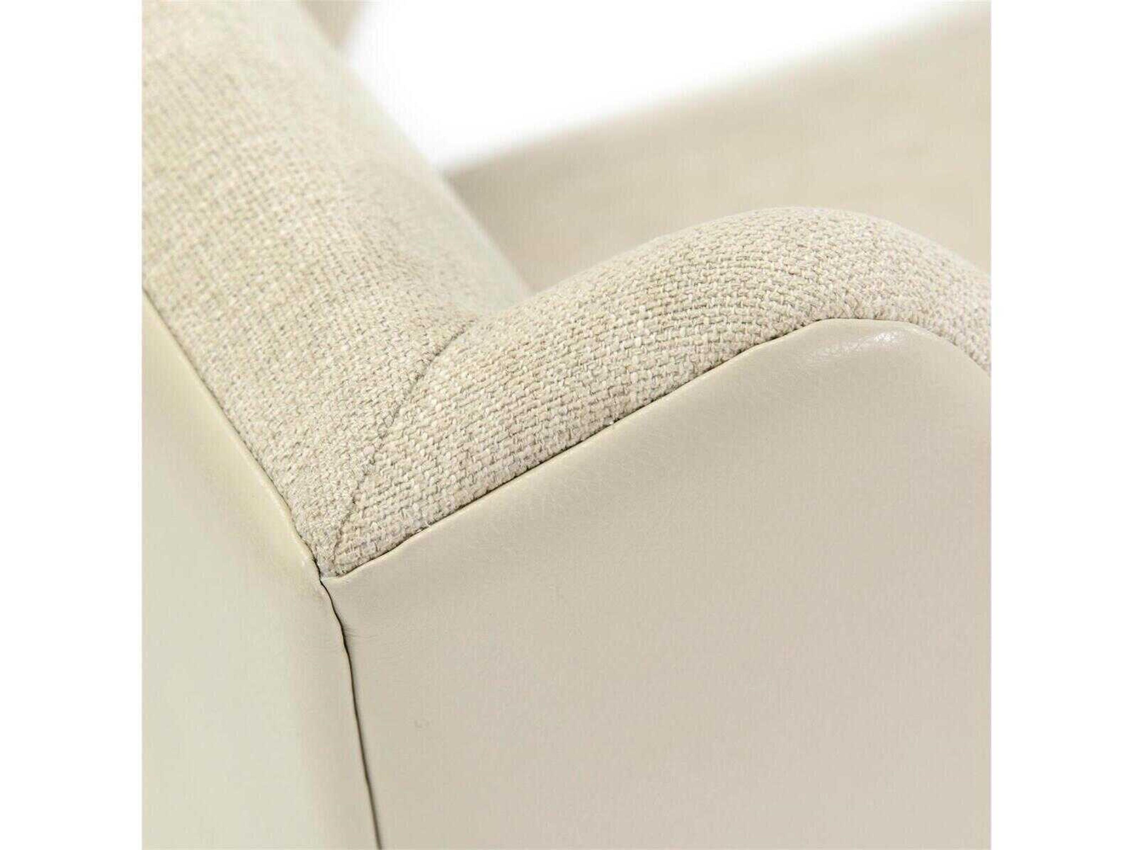 John Richard Dune Beige Upholstered Side Dining Chair