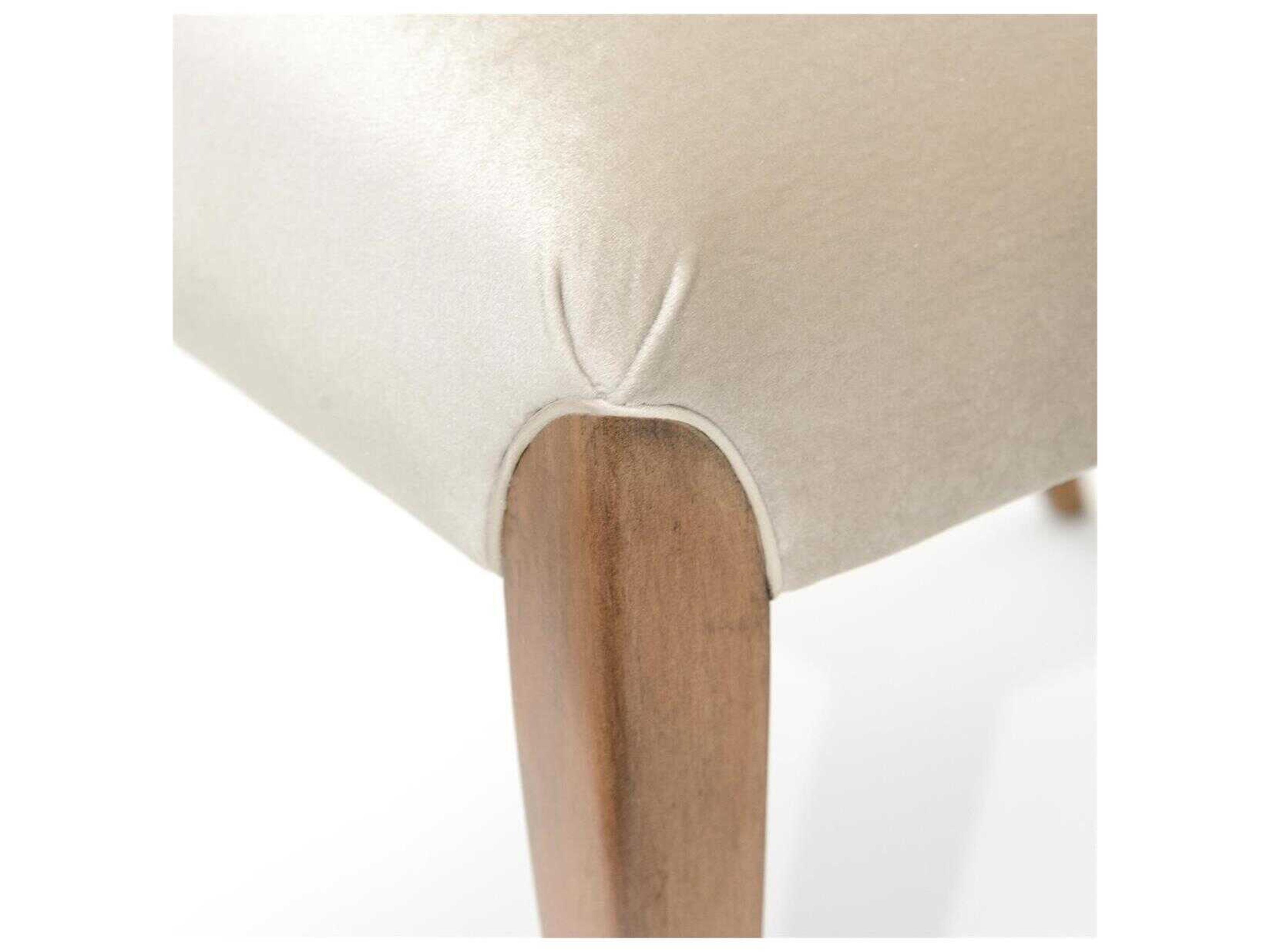 John Richard Shoreside Beige Upholstered Side Dining Chair