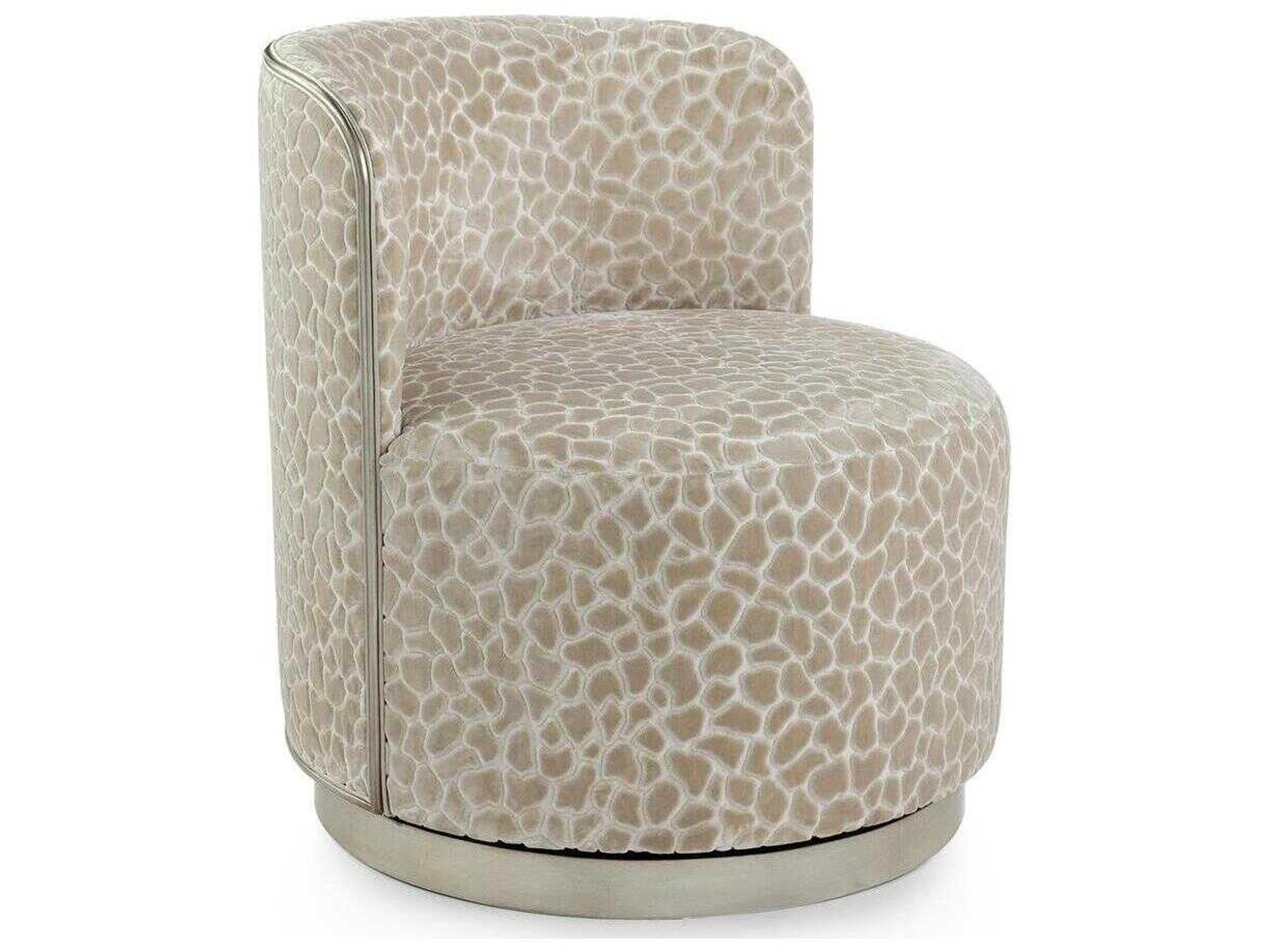 Bangle Beige Fabric Accent Chair