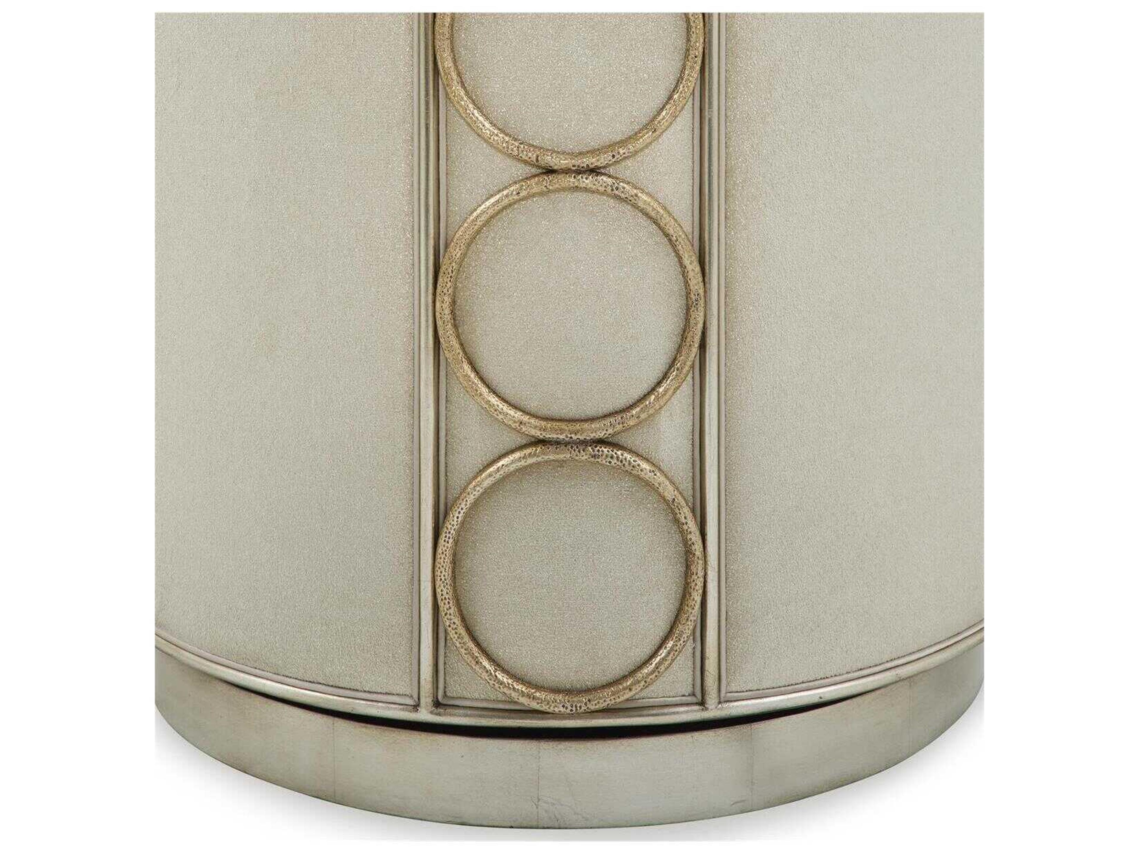 John Richard Bangle Cream Fabric Accent Chair