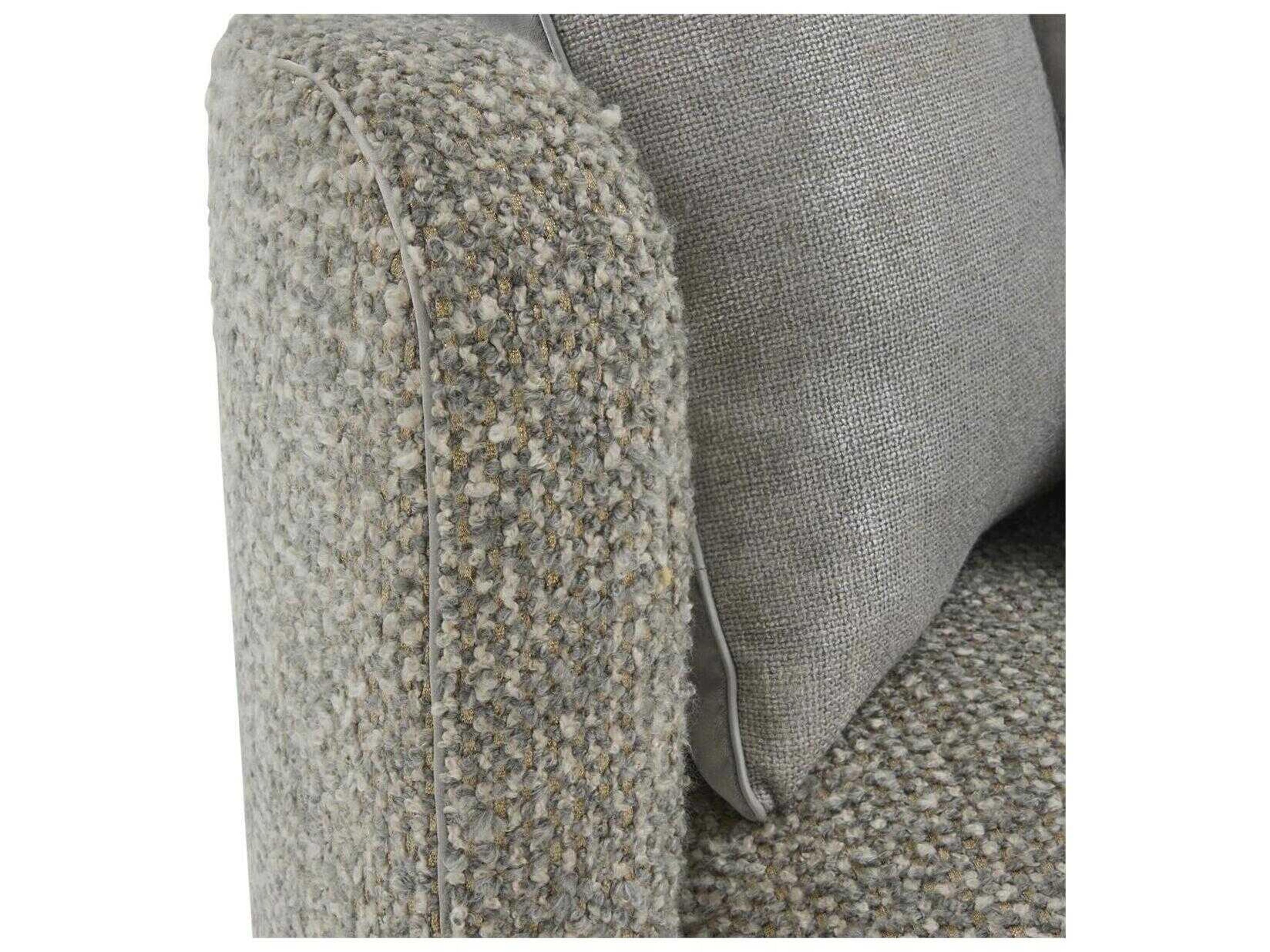 John Richard Soledad Gray Fabric Accent Chair