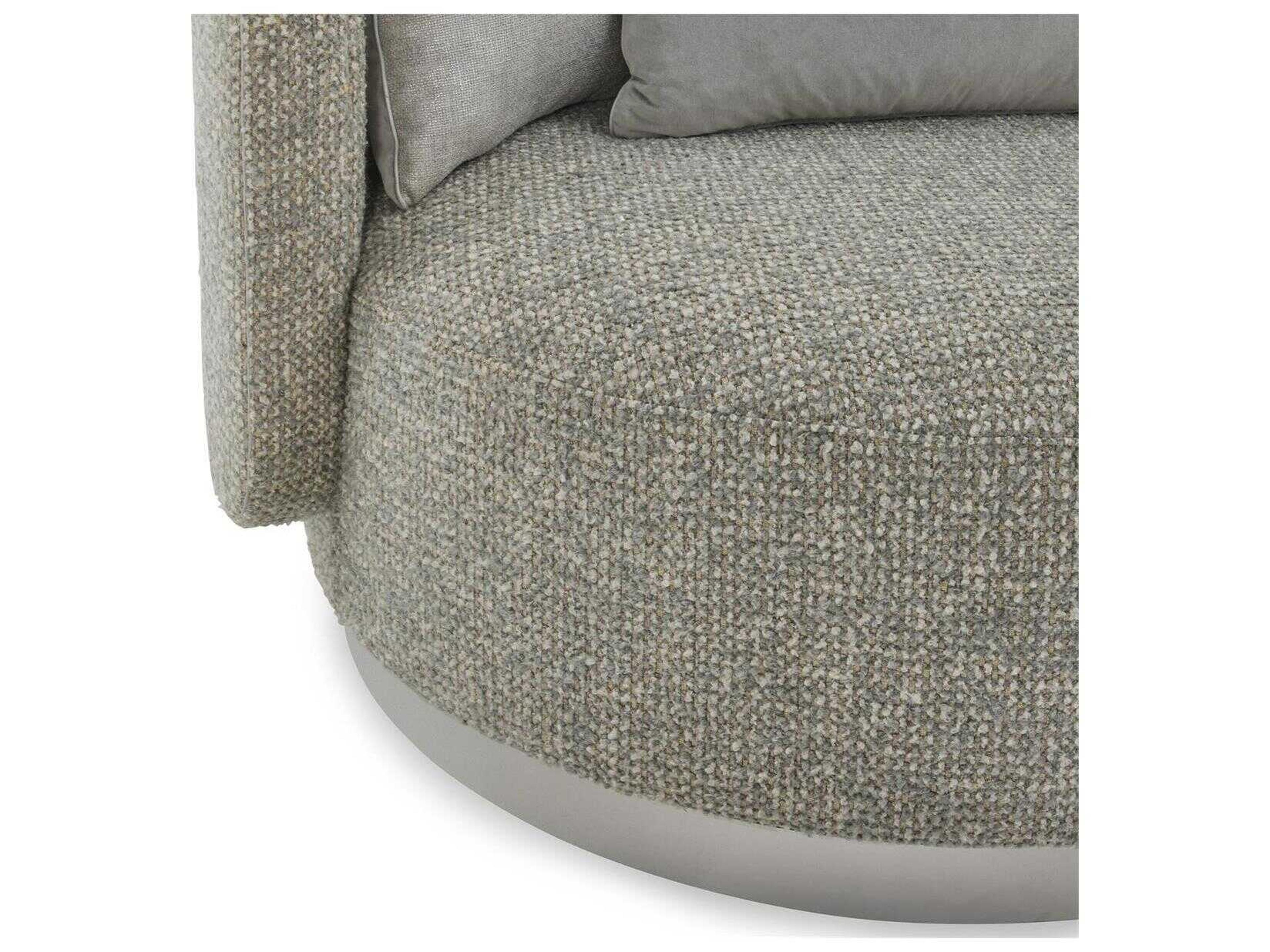 John Richard Soledad Gray Fabric Accent Chair