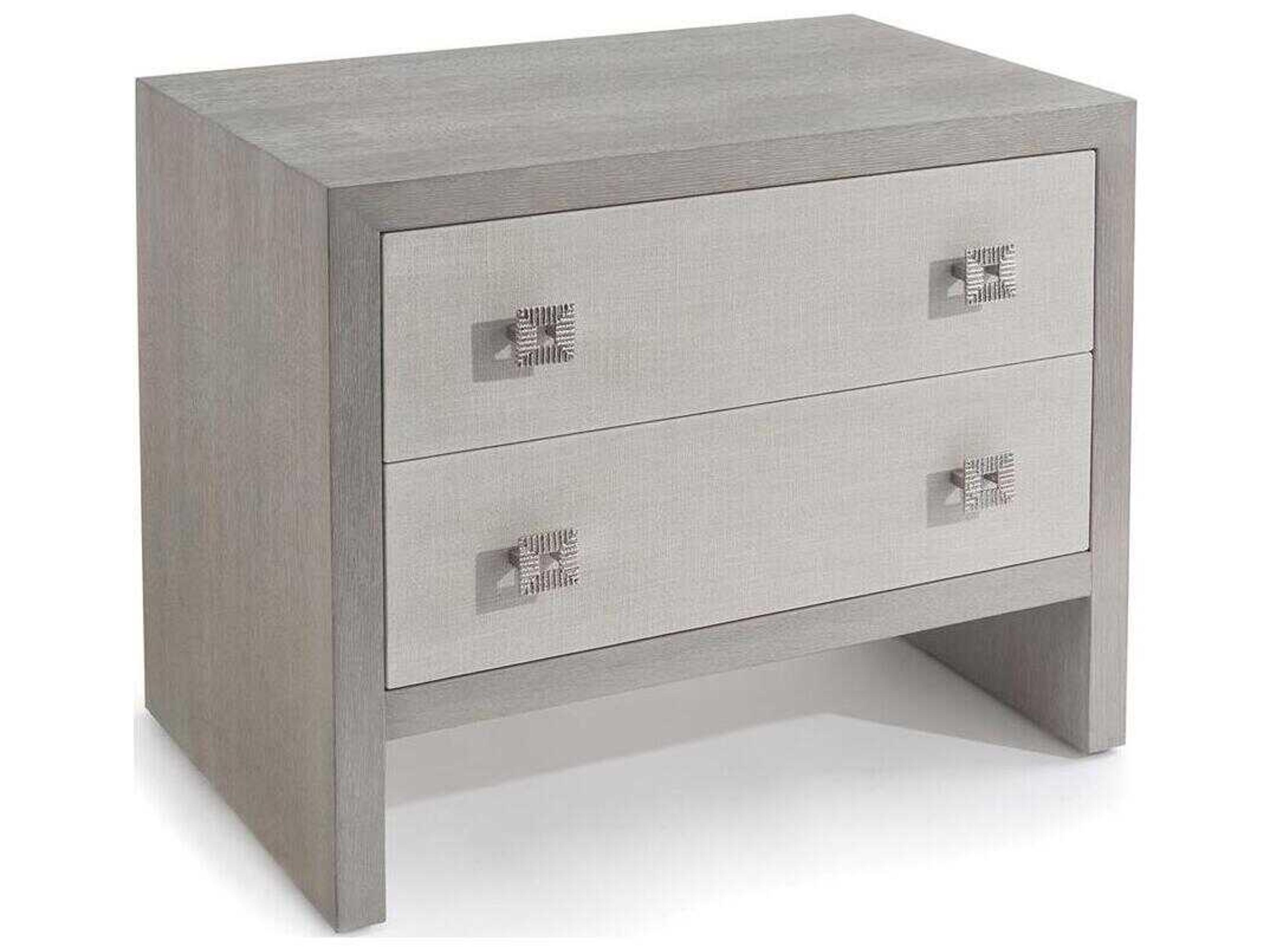 Chepstow 2-Drawers Gray Nightstand