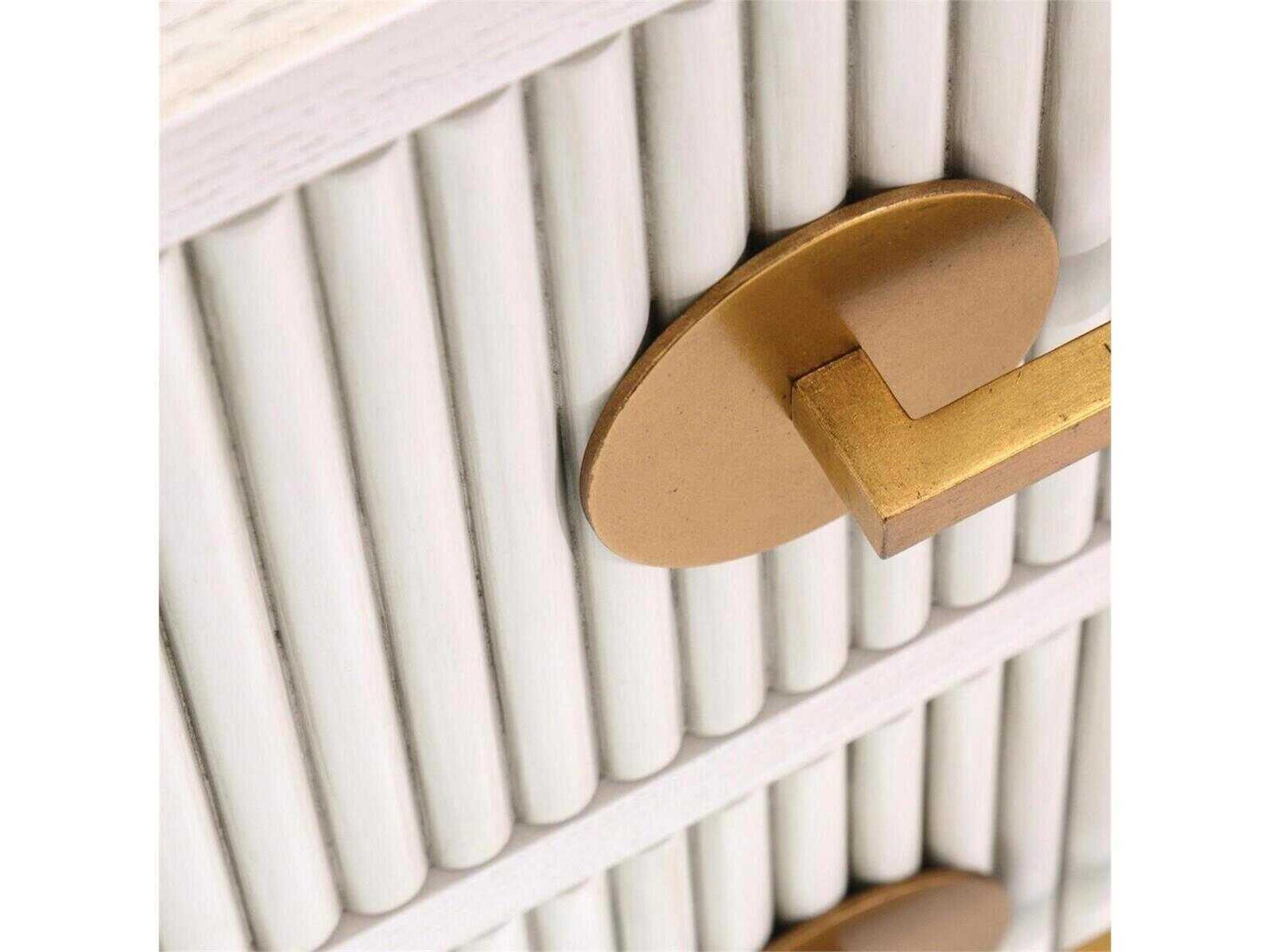 John Richard Mark McDowell Carlyle 2-Drawers Ash Wood Nightstand