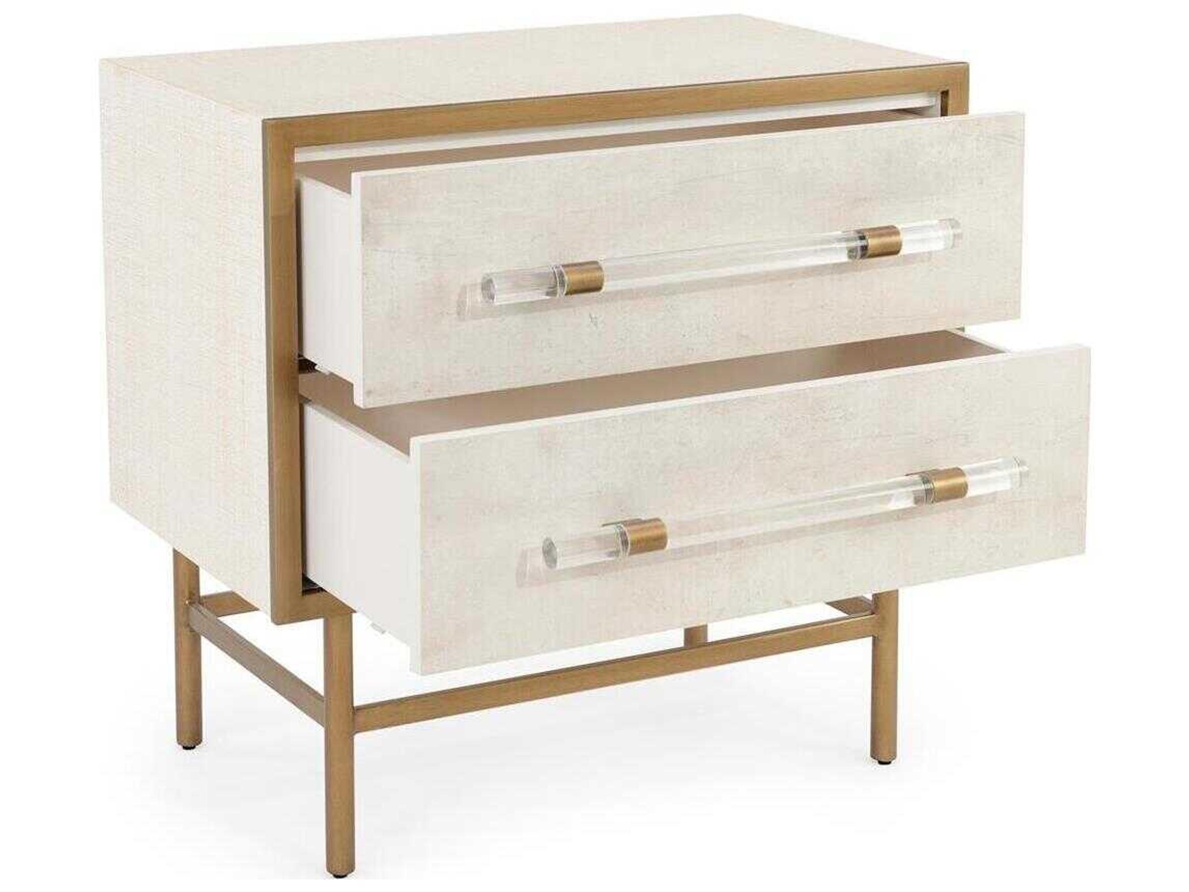 John Richard Mark McDowell Suteki 2-Drawers Beech Wood Nightstand