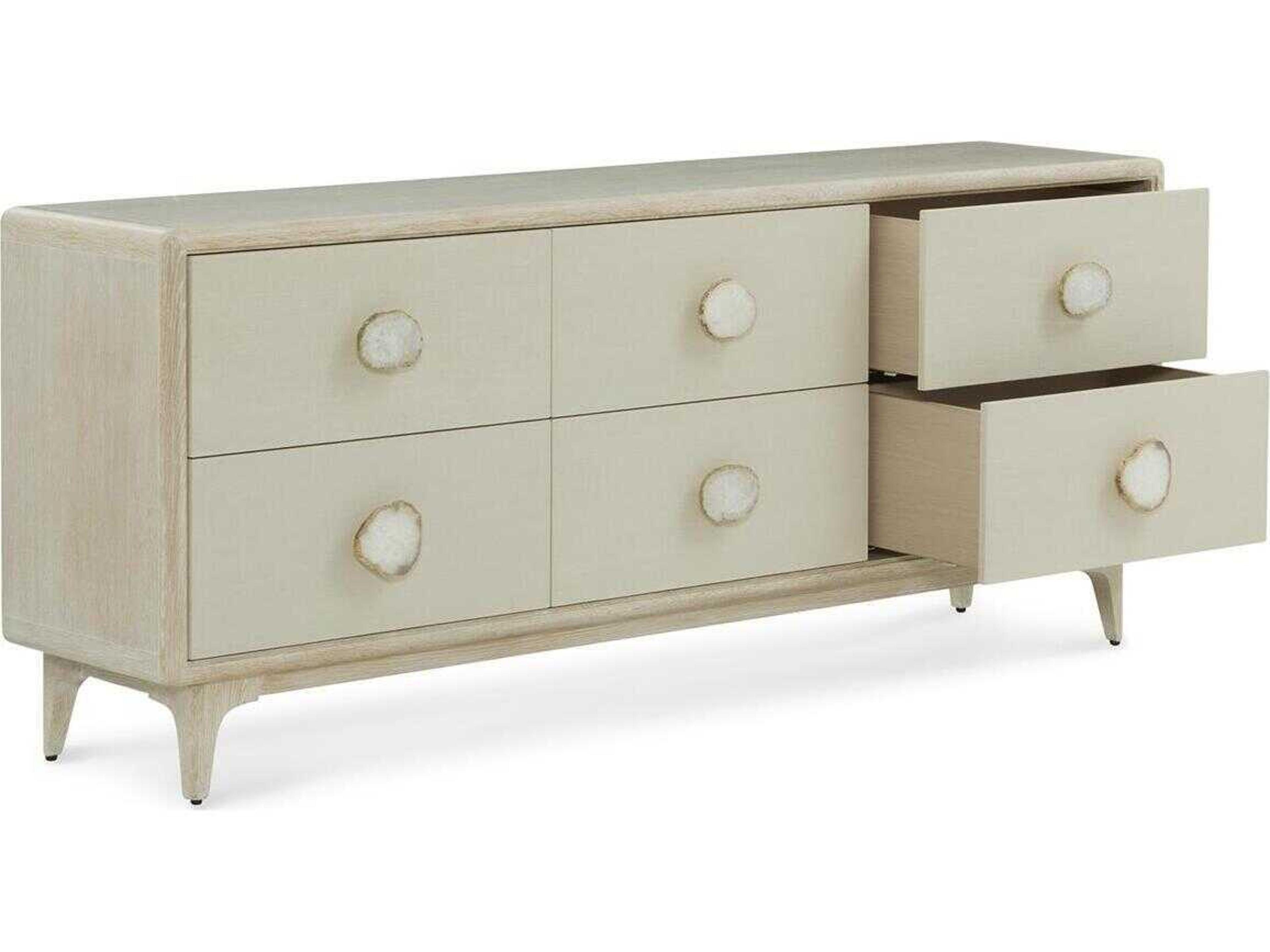 John Richard Alba 6-Drawers Oak Wood Dresser