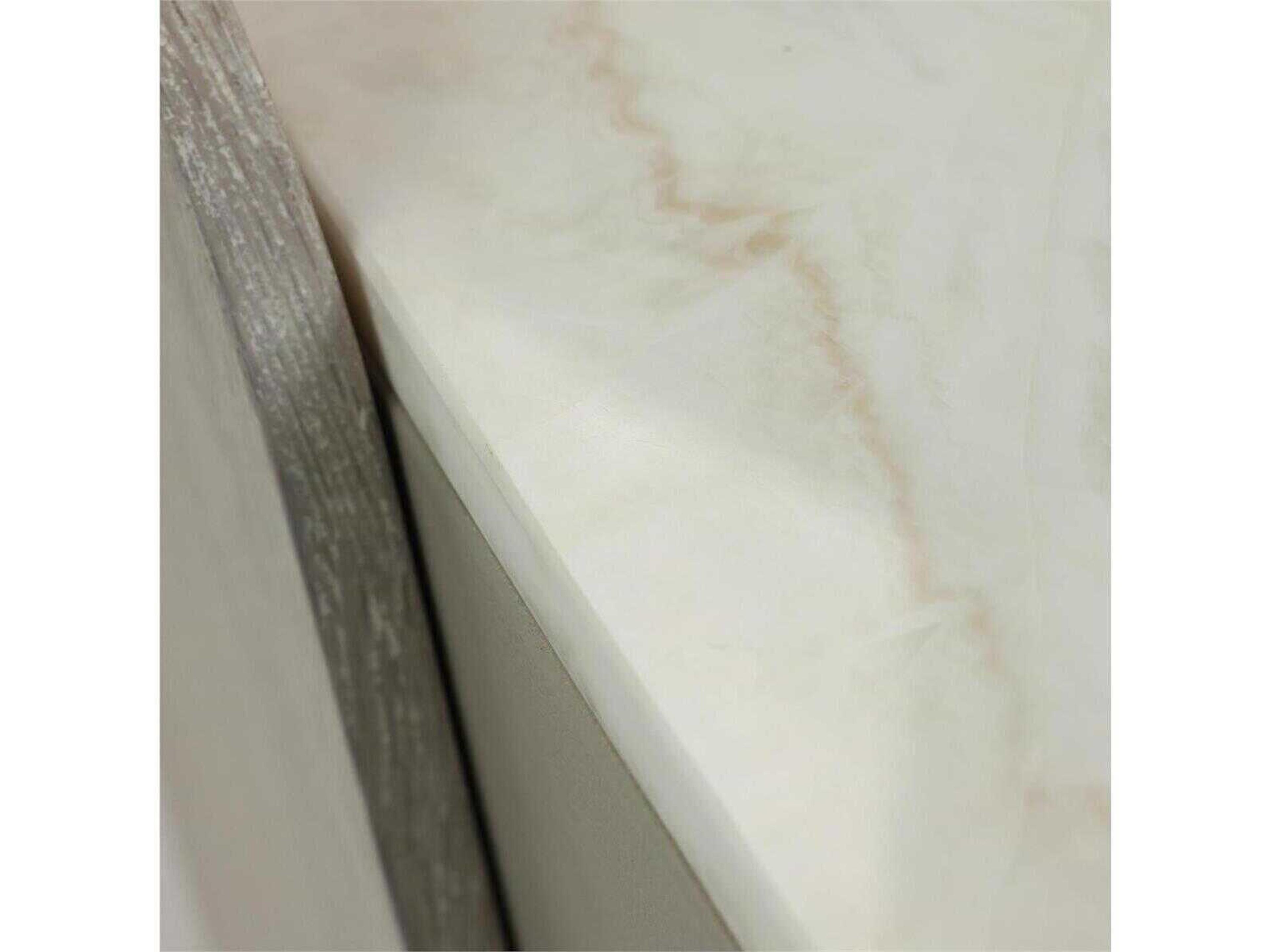 John Richard Metro 2-Drawers White Oak Wood Nightstand