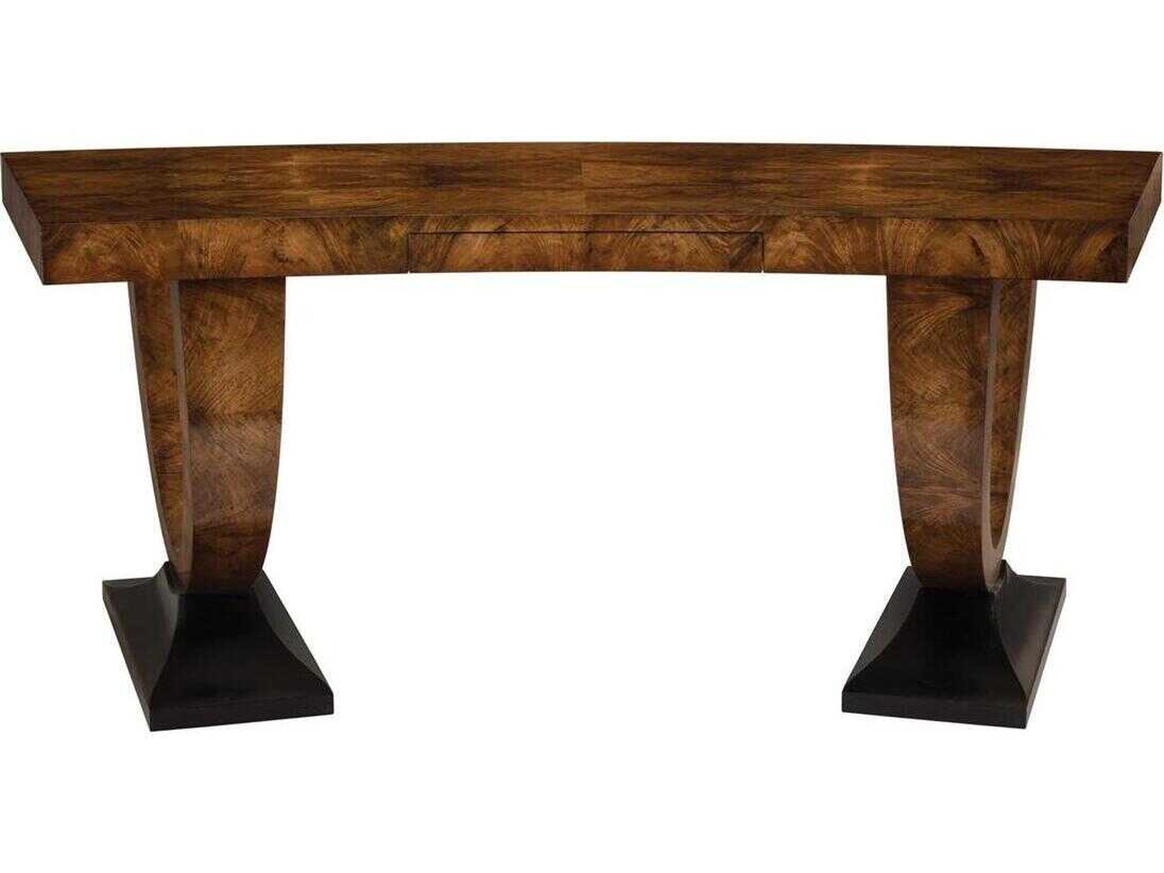 John Richard Curved Cerejeira Brown Secretary Desk