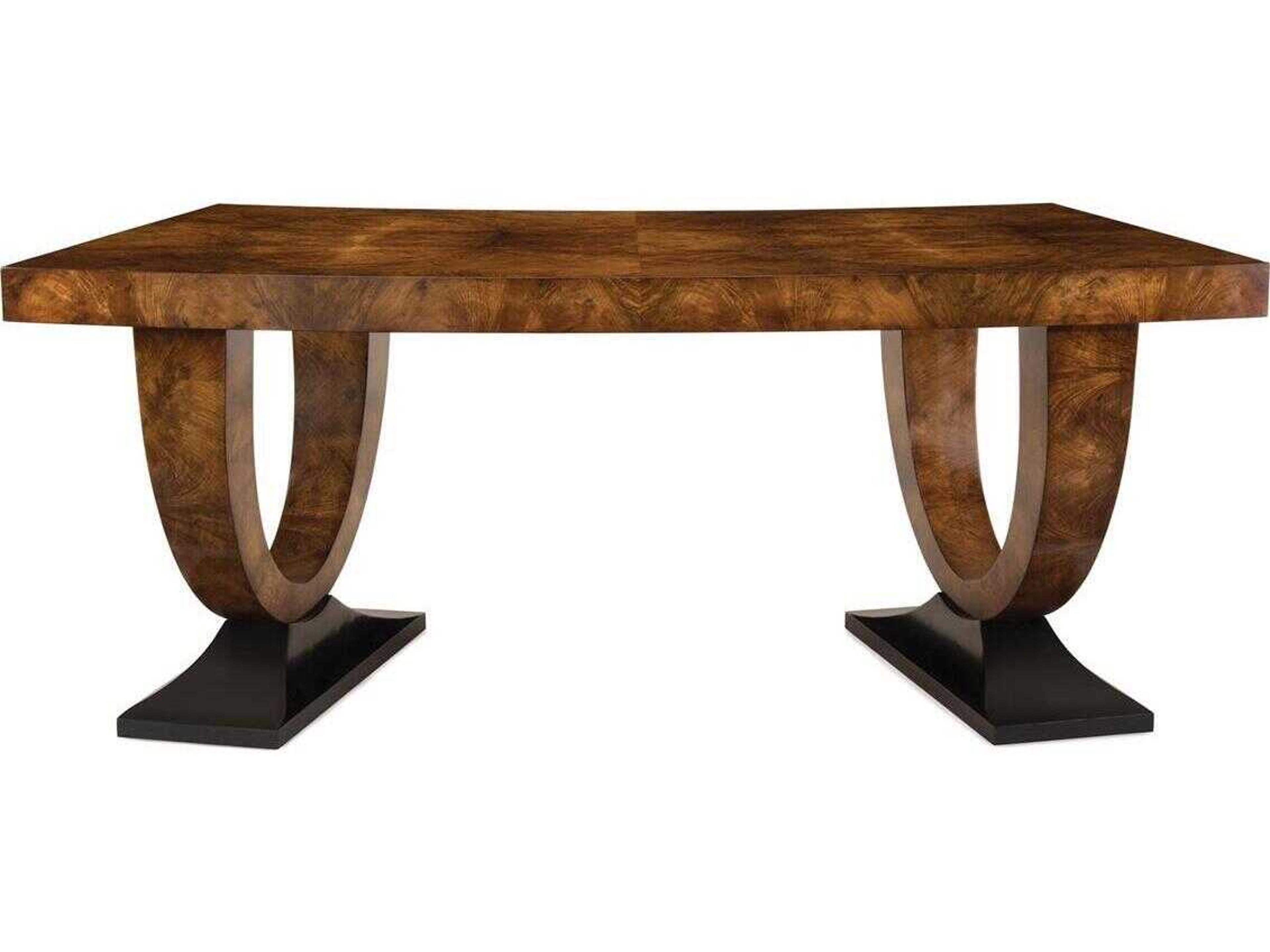 John Richard Curved Cerejeira Brown Secretary Desk