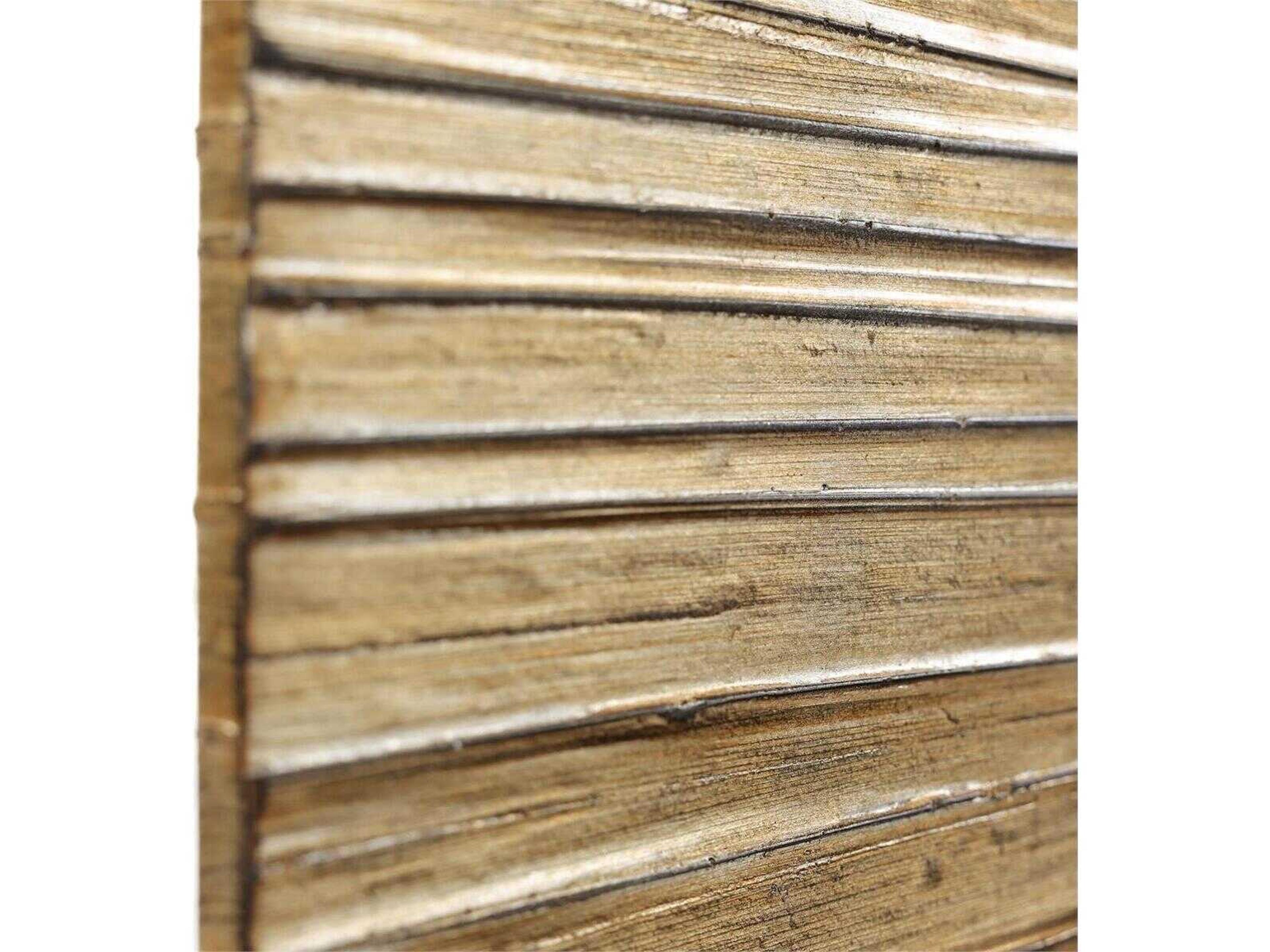 John Richard Altillo Rectangular Wood Light Smoked Rose Silver Console Table