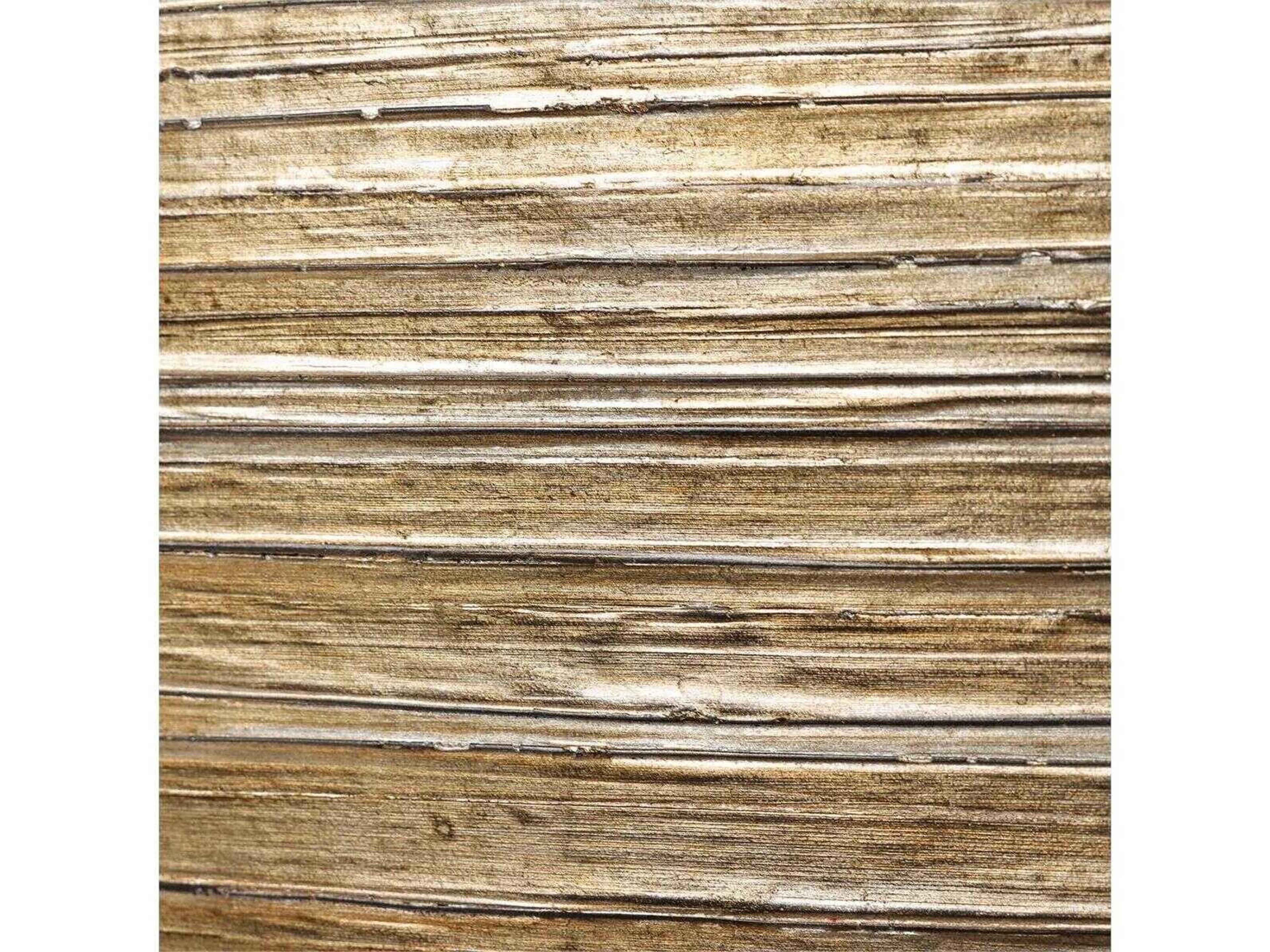 John Richard Altillo Rectangular Wood Light Smoked Rose Silver Console Table