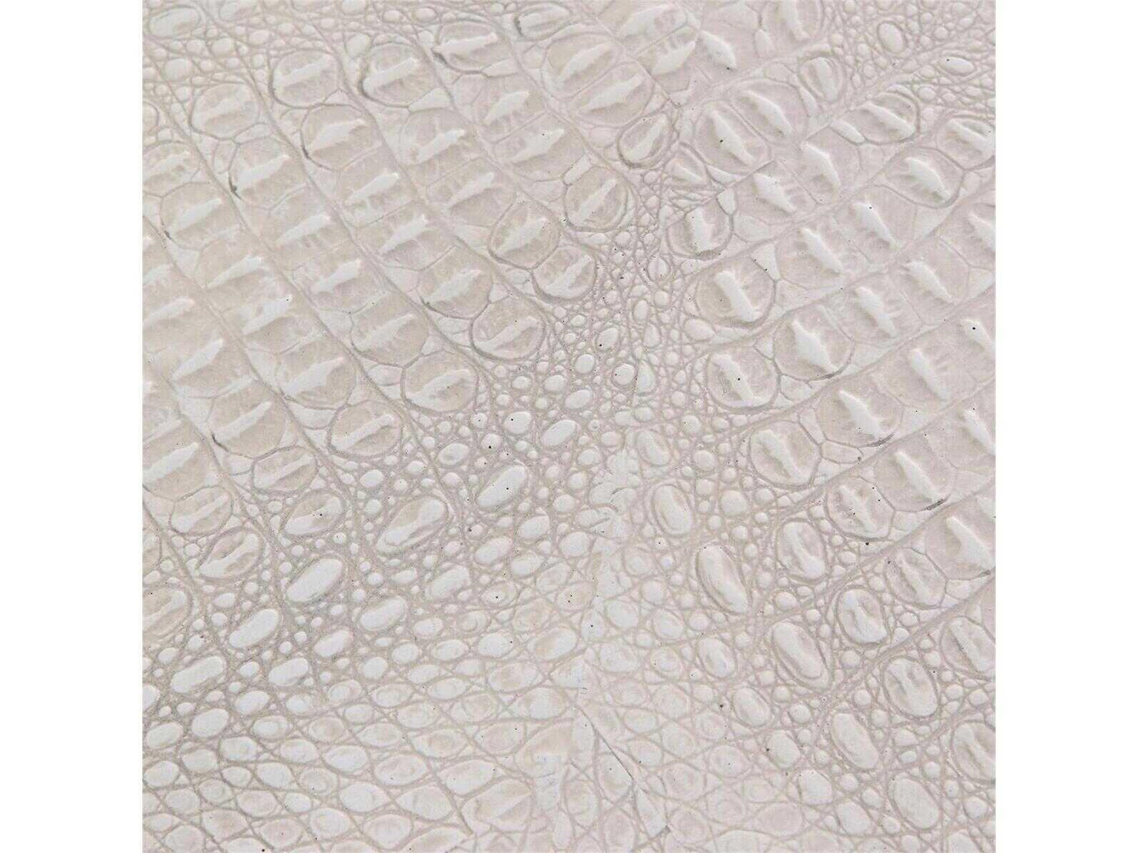 John Richard Kano Square Resin White Coffee Table