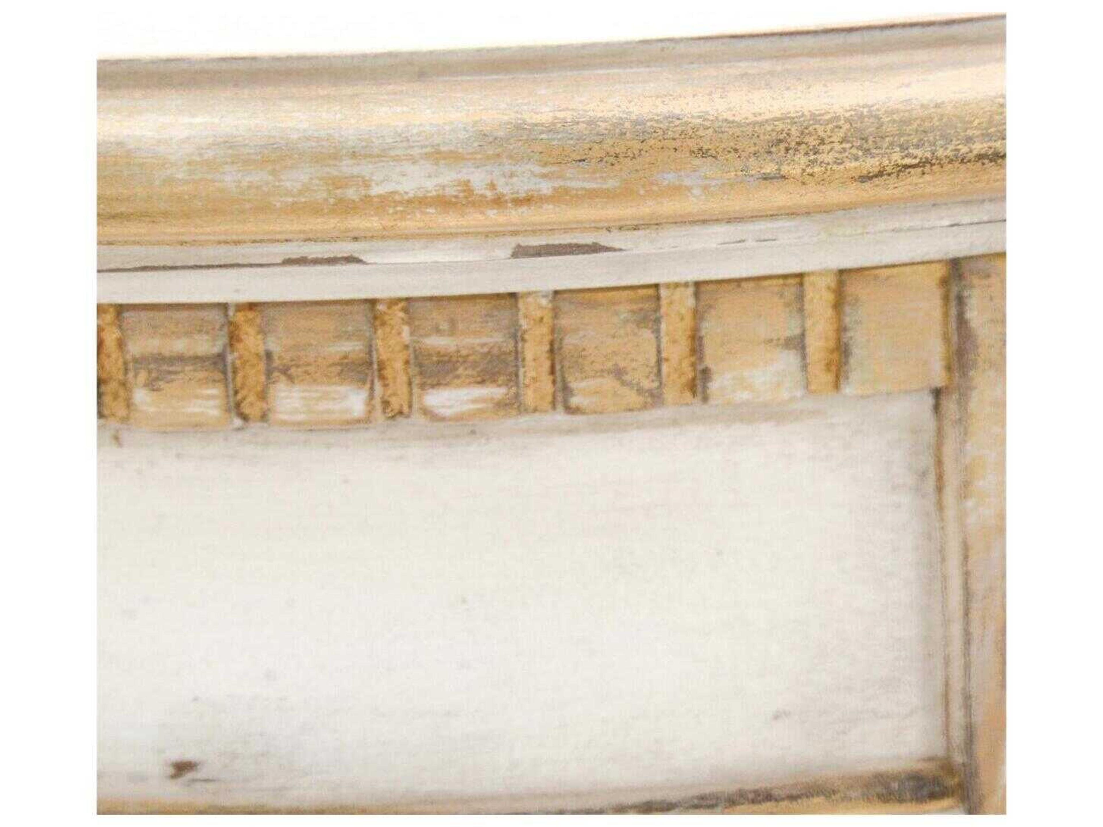 John Richard Mark McDowell Chambolle Round Wood Carlotta Gold End Table