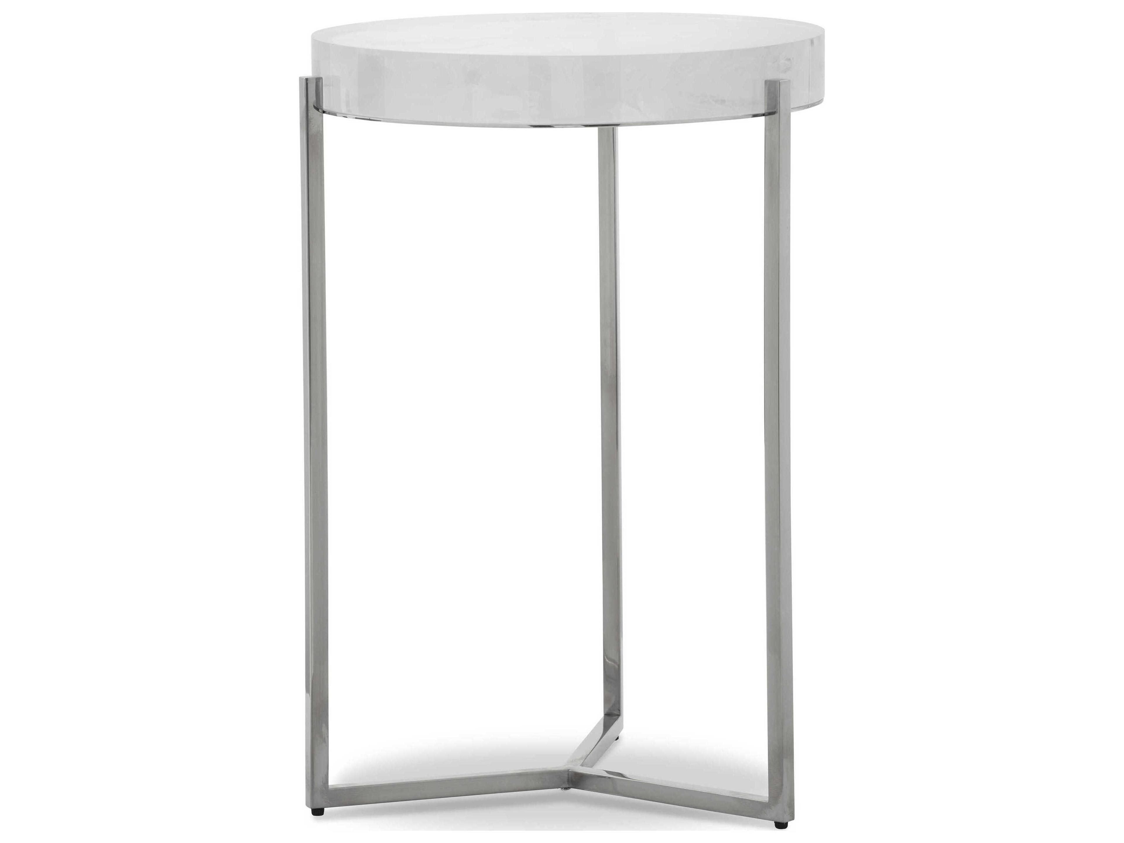 John Richard Fumosi Round Smoke End Table