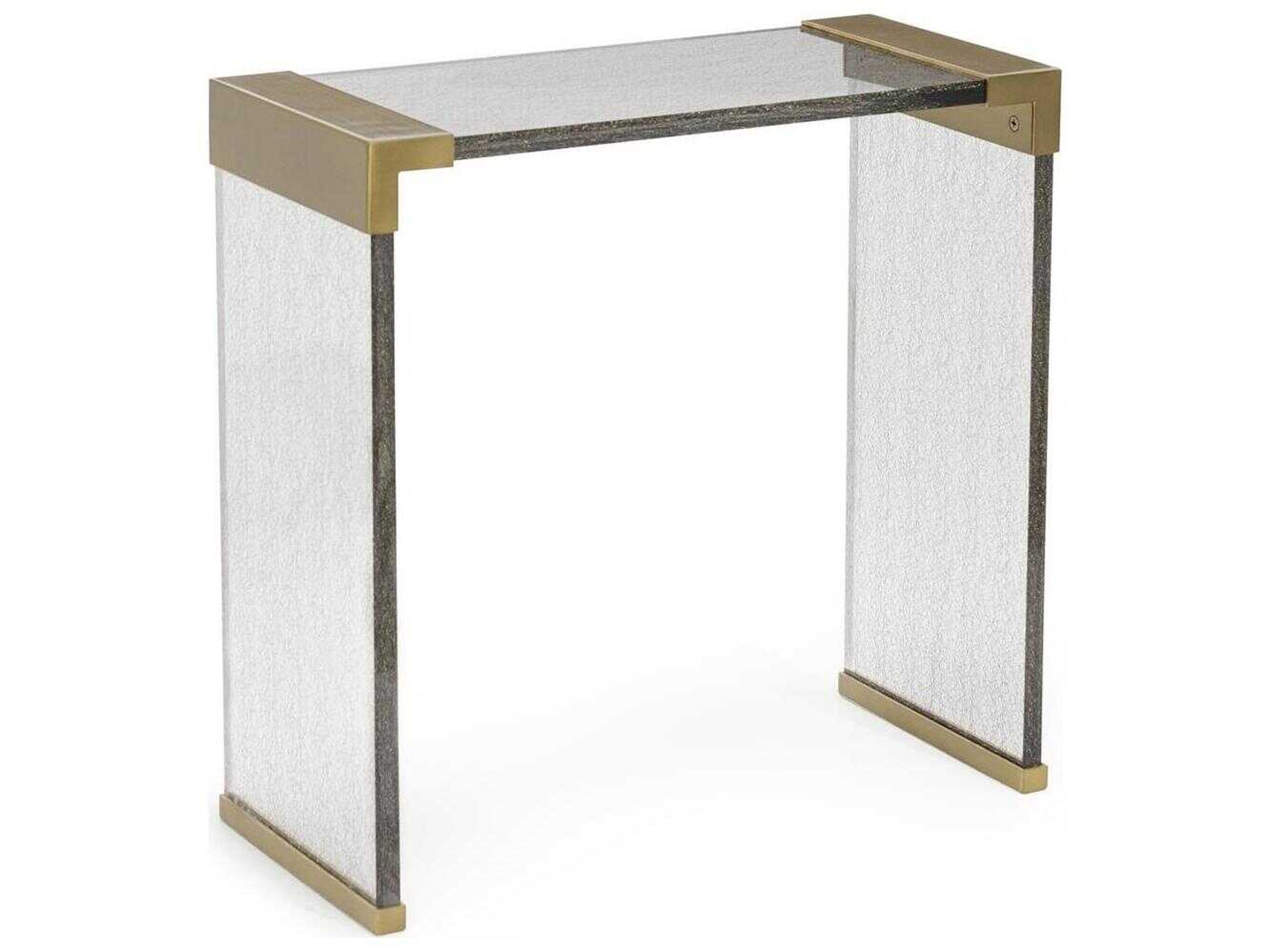 John Richard Marco Rectangular Acrylic Clear End Table