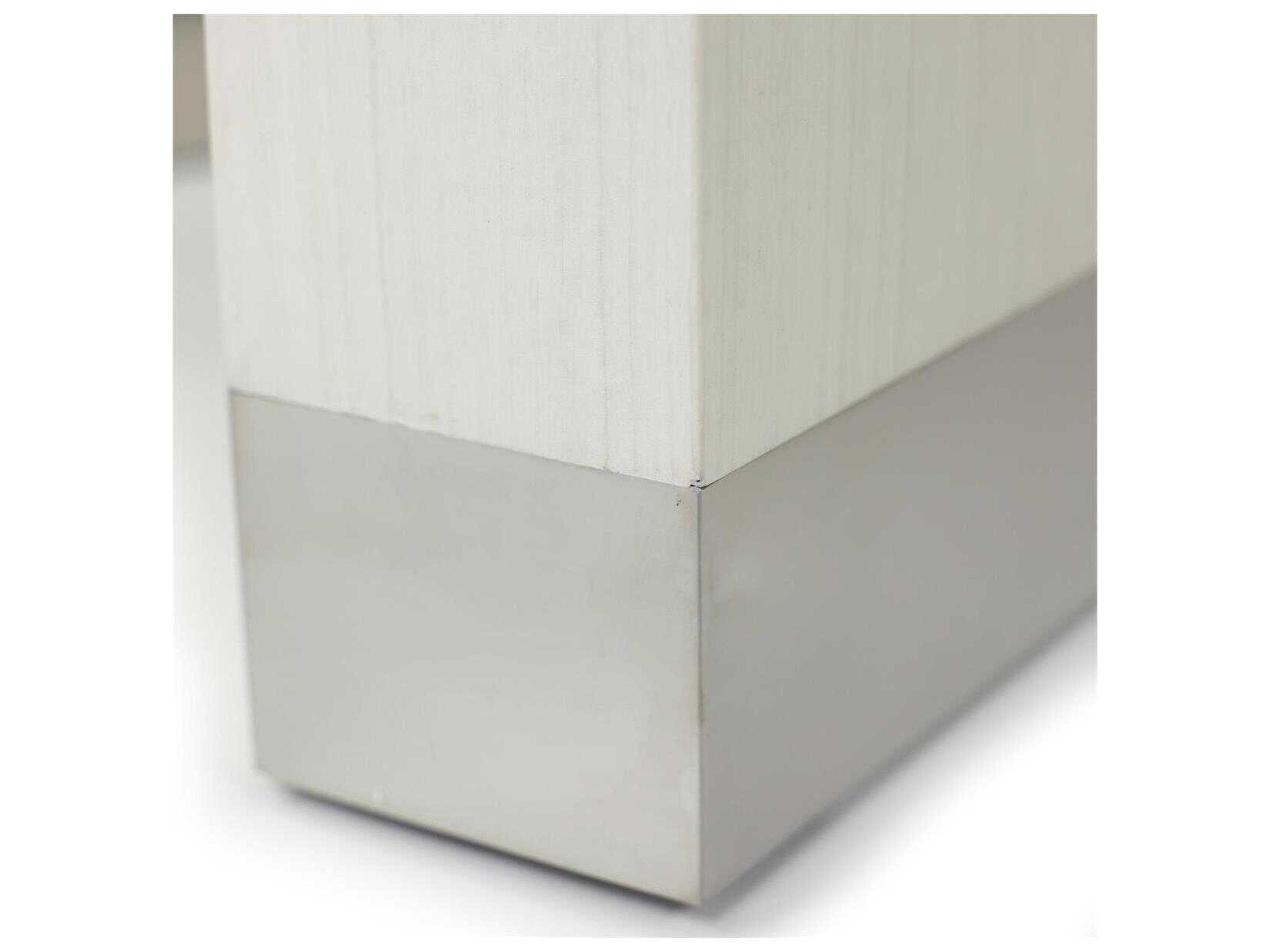 John Richard Revolve Round Wood Terra White Coffee Table