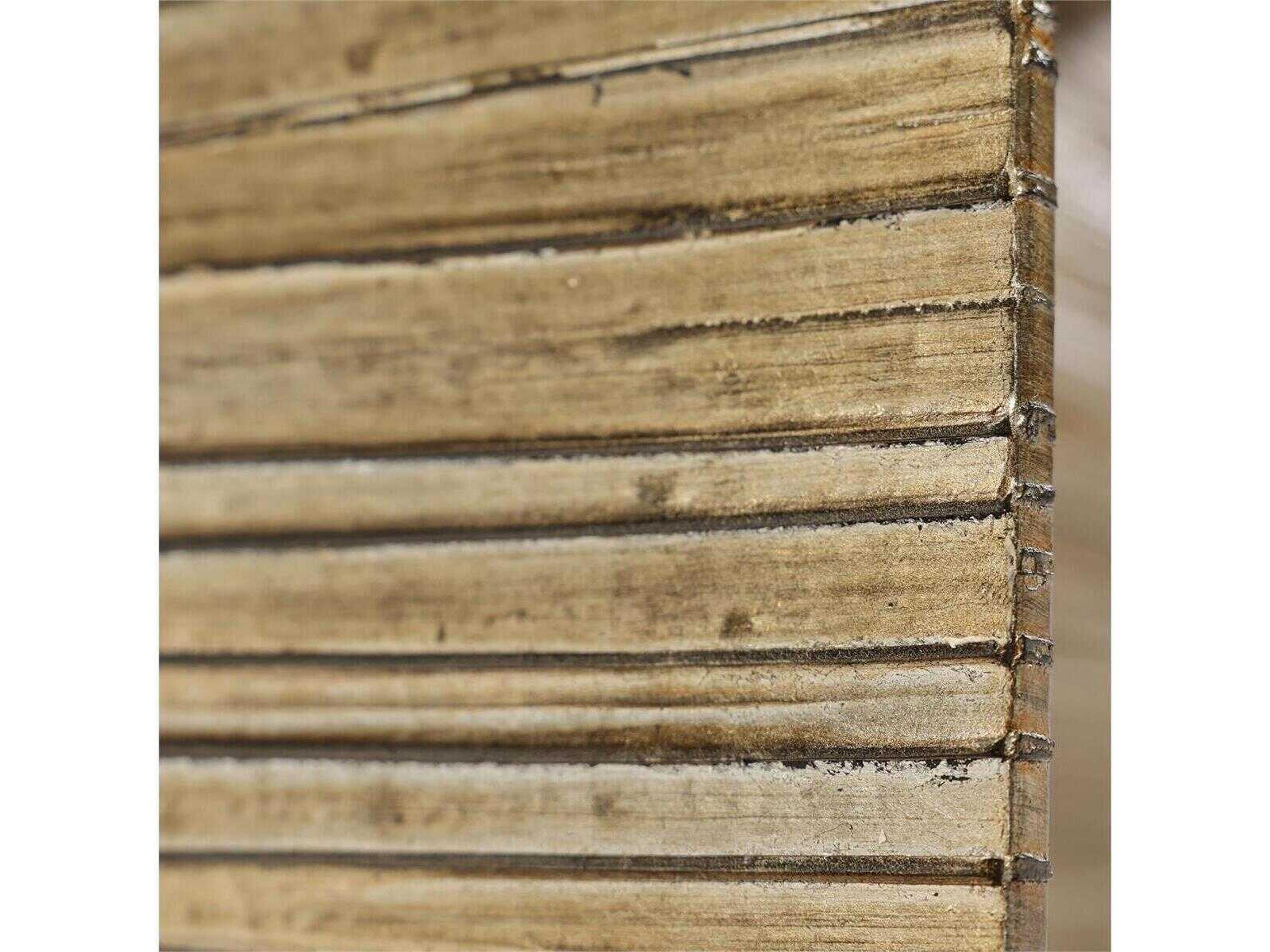 John Richard Altillo Rectangular Wood Light Smoked Rose Silver Coffee Table