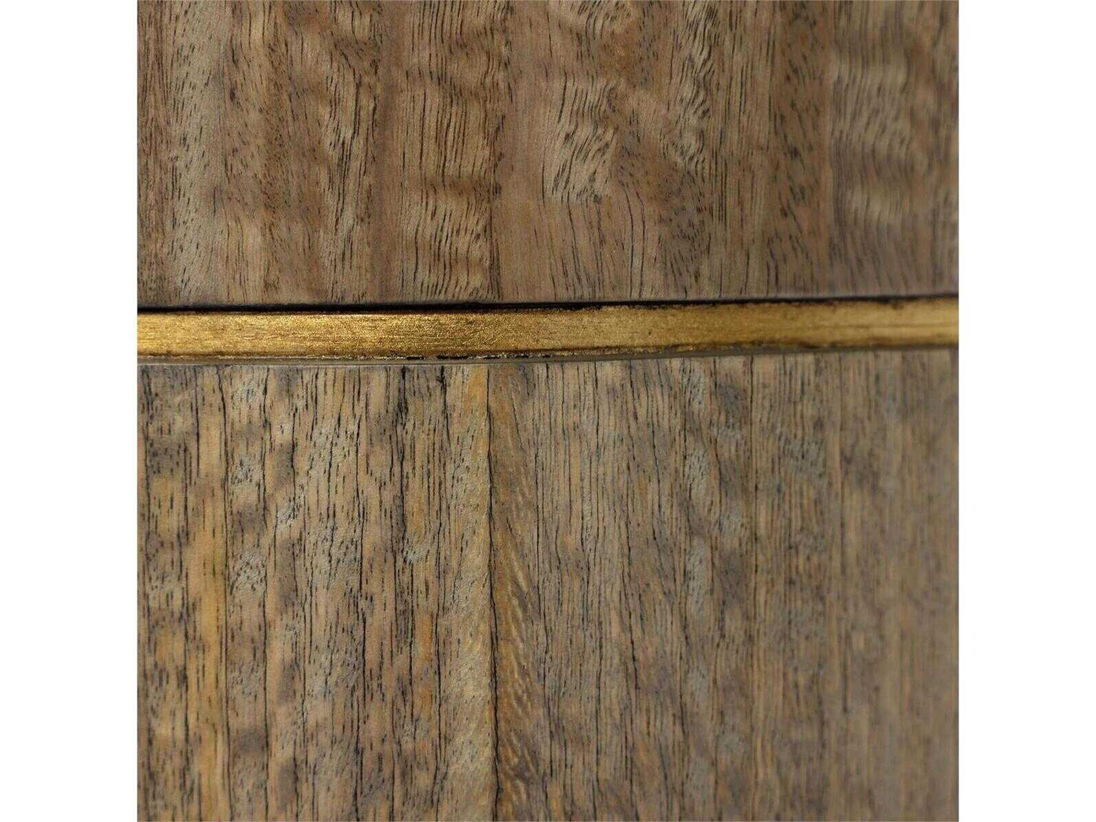 John Richard Cantilevered Oval Wood Tristan End Table