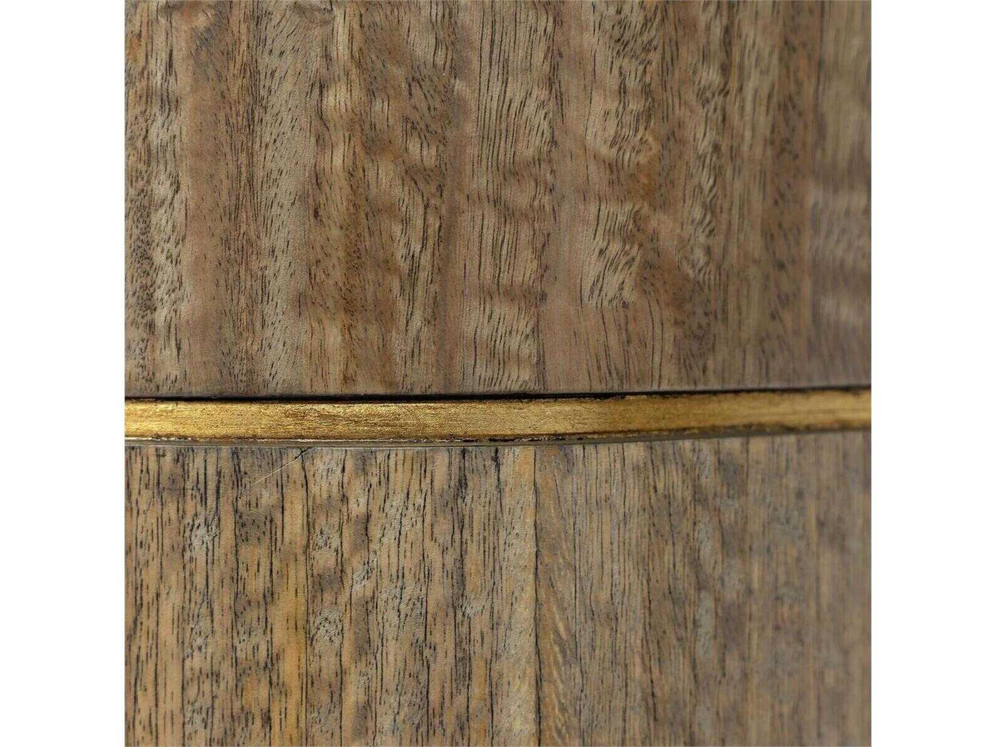 John Richard Cantilevered Oval Wood Tristan End Table