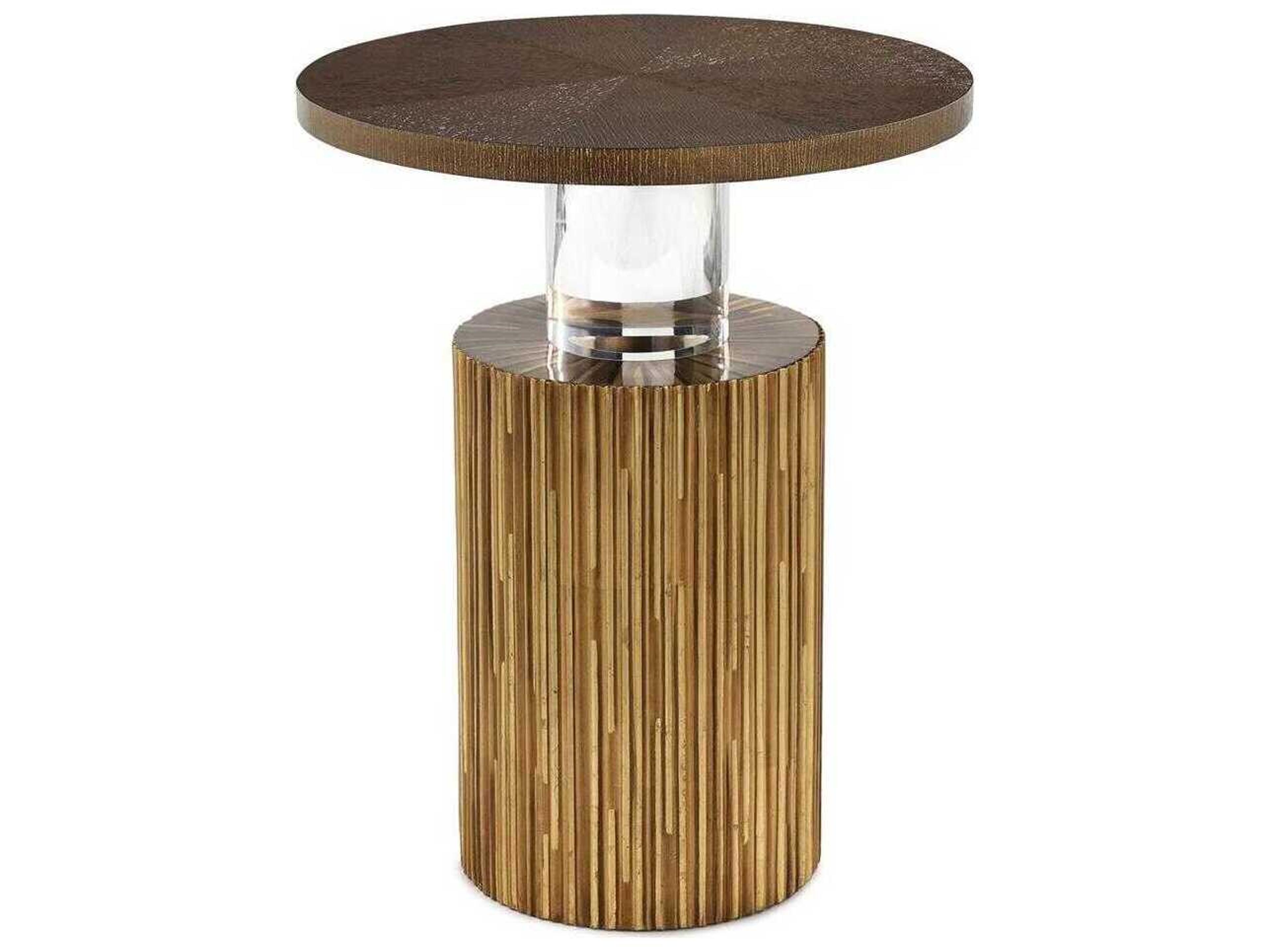 John Richard Beacon Round Wood End Table