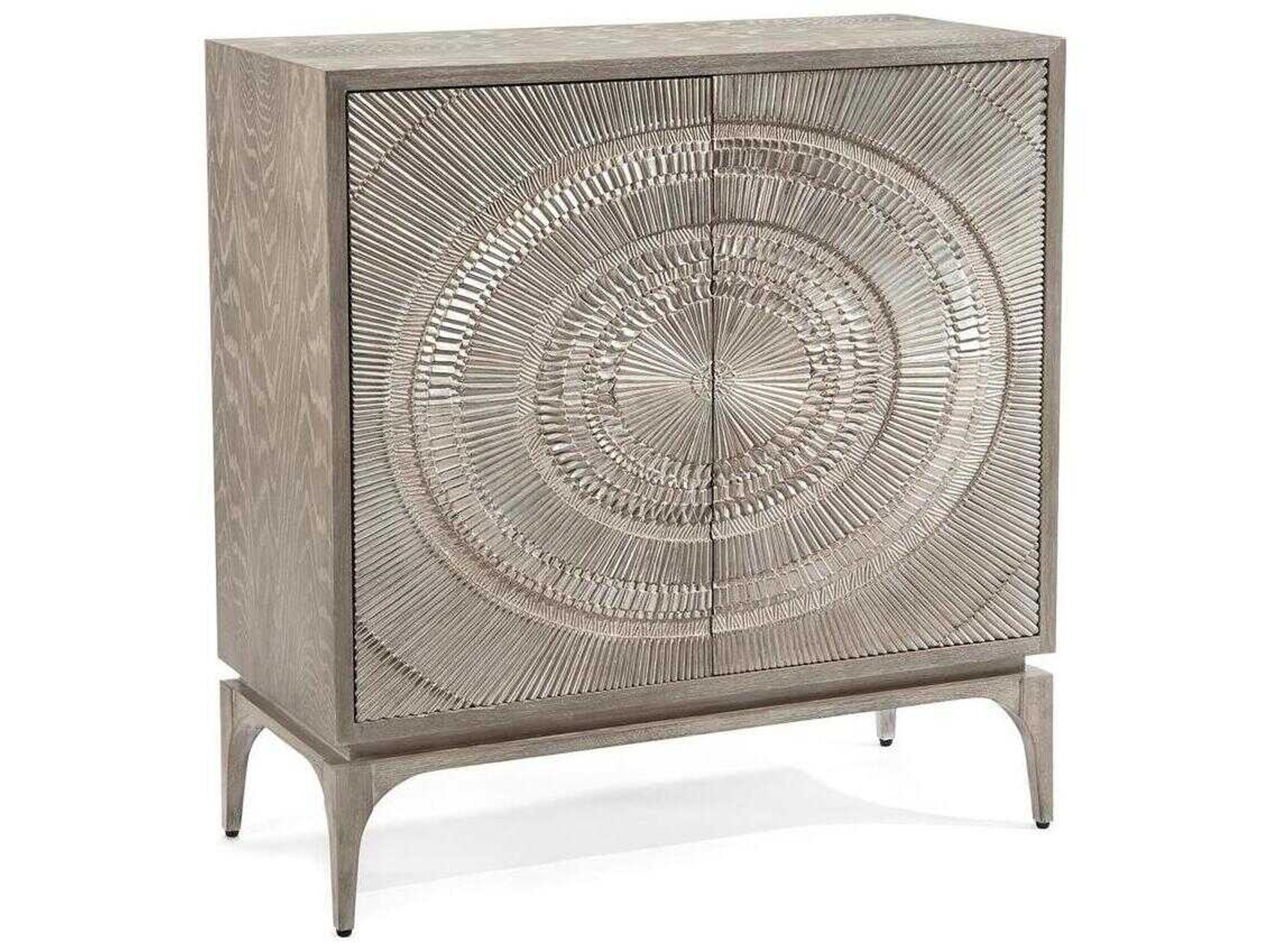 Cosmos Two-Door Cabinet in Gray Oak