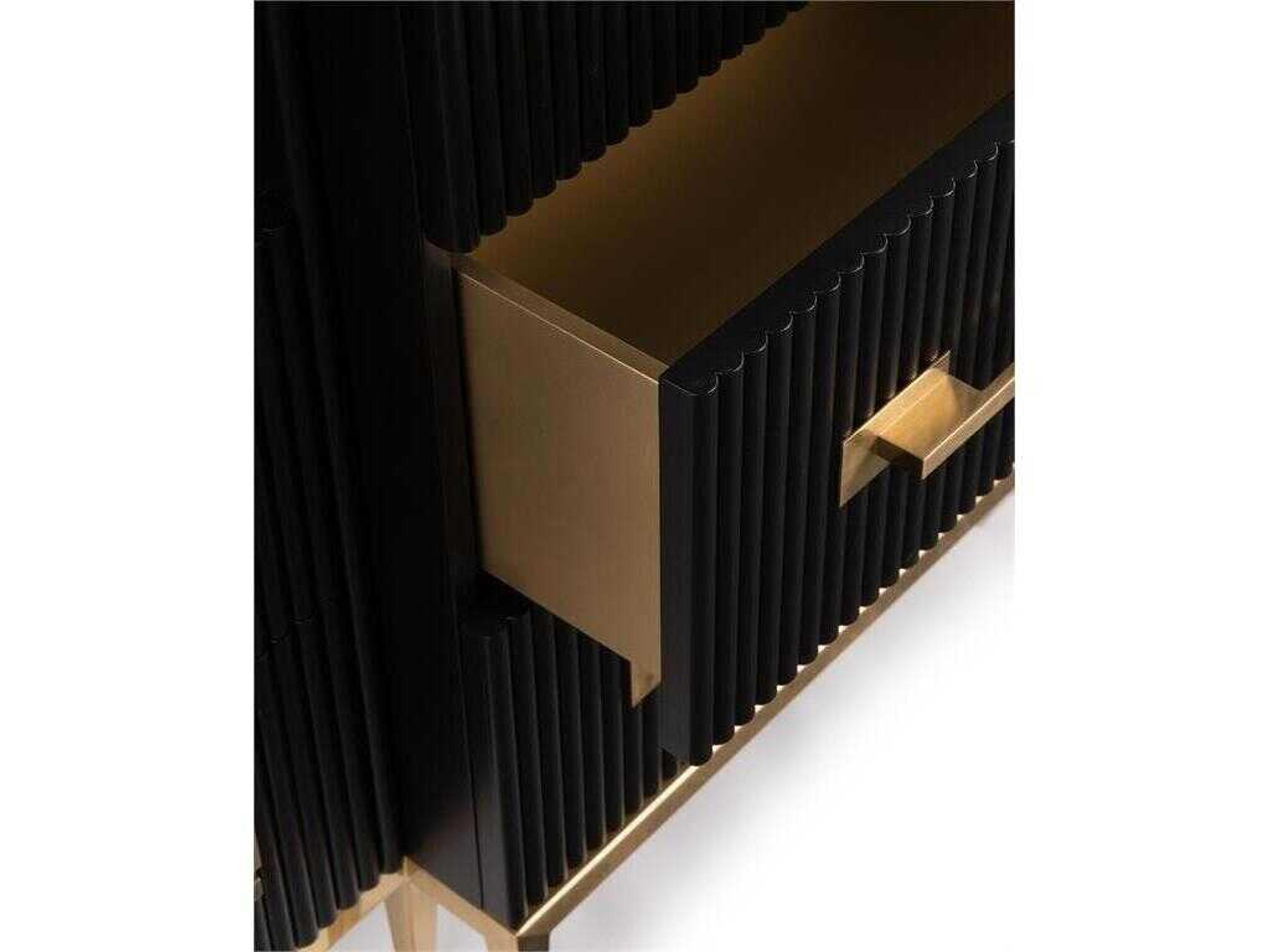 John Richard Mark McDowell Satin Black Display Cabinet