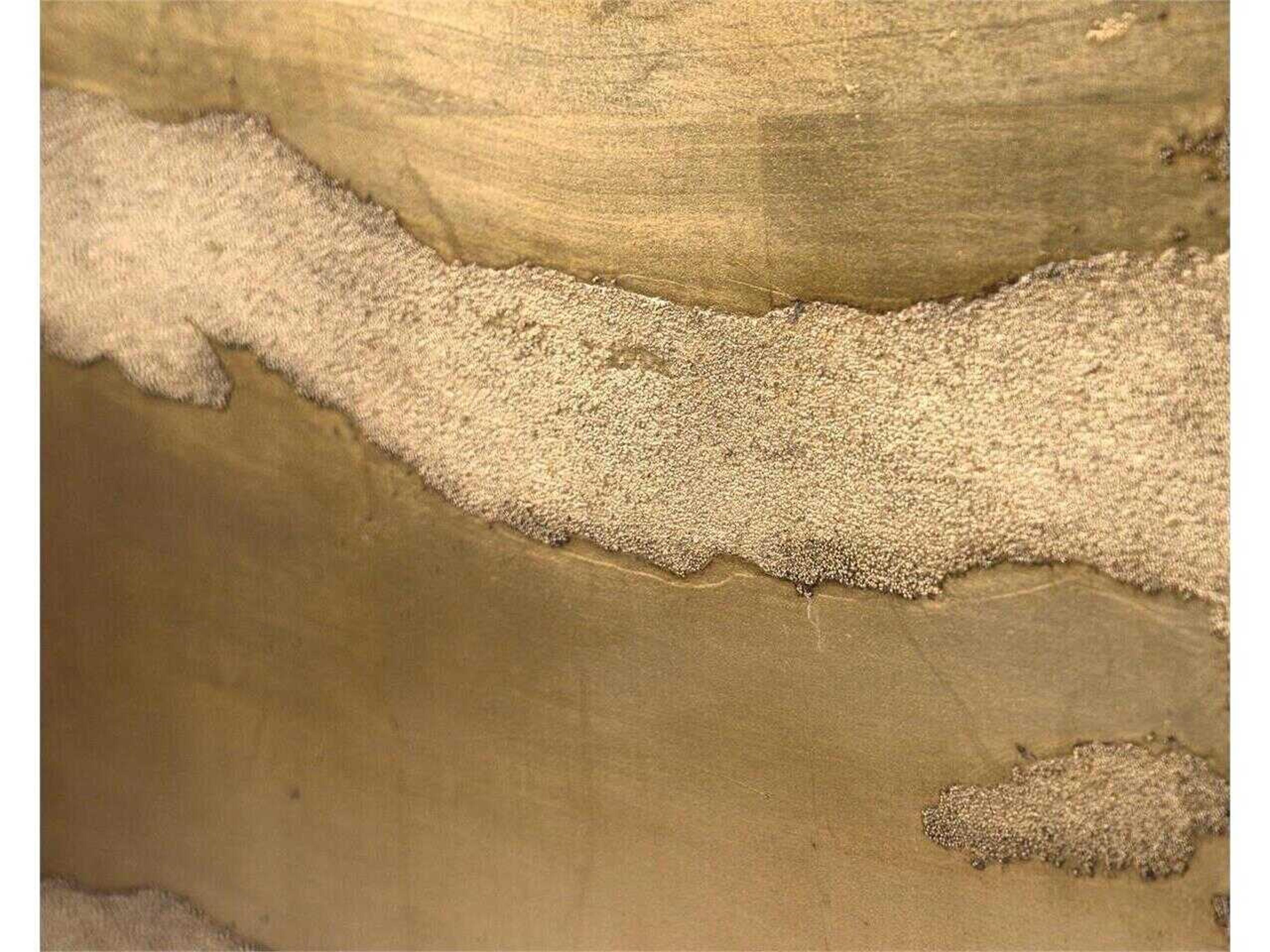 John Richard Mark McDowell Rimini 82" Beech Wood Gold Sideboard